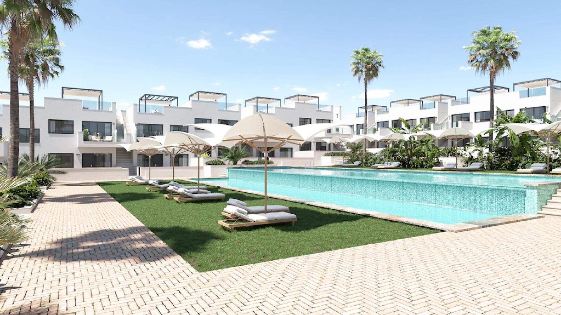 2 bedroom Apartments - solarium in Torrevieja - New build in Medvilla Spanje