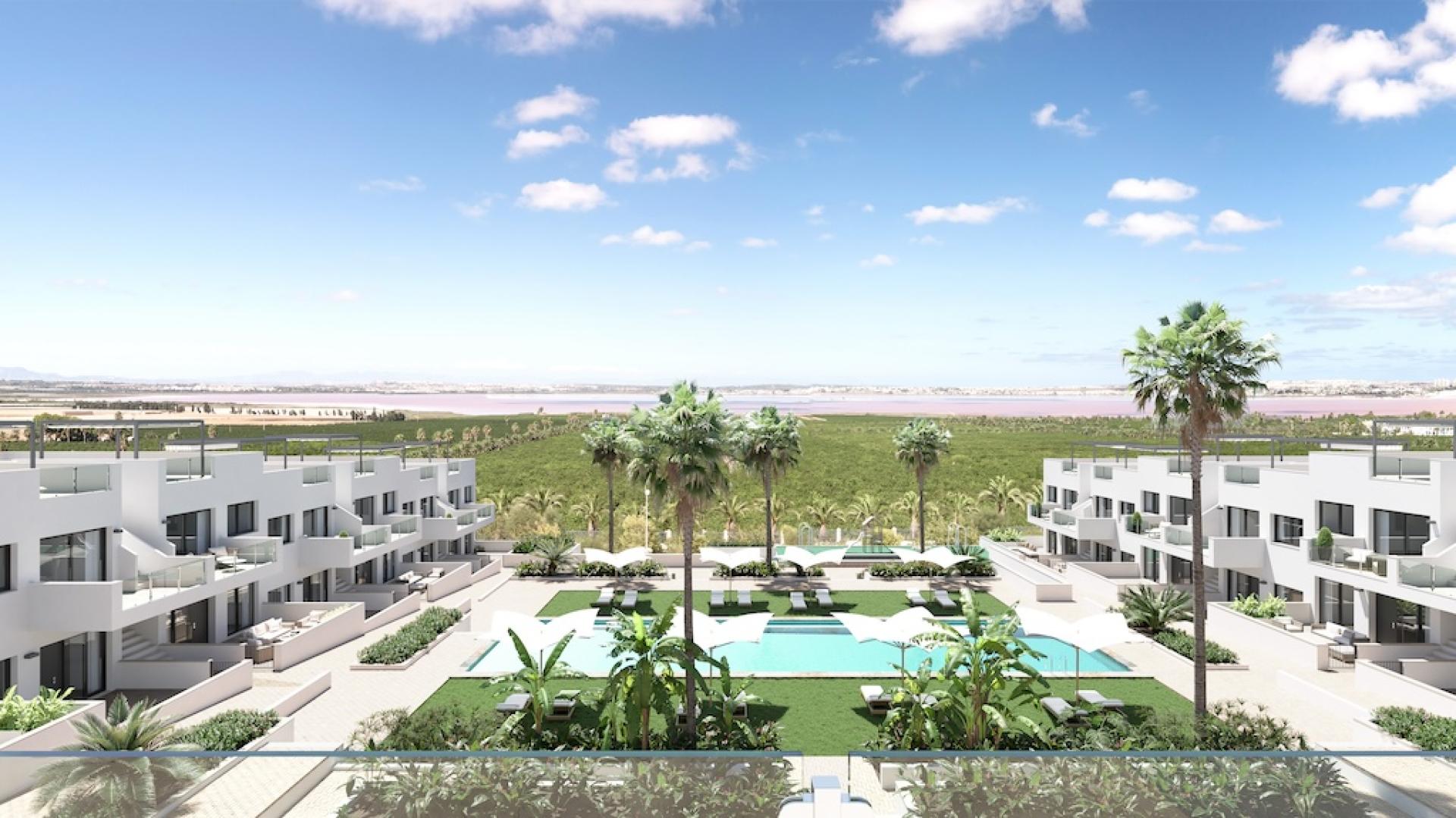 2 bedroom Apartments - solarium in Torrevieja - New build in Medvilla Spanje