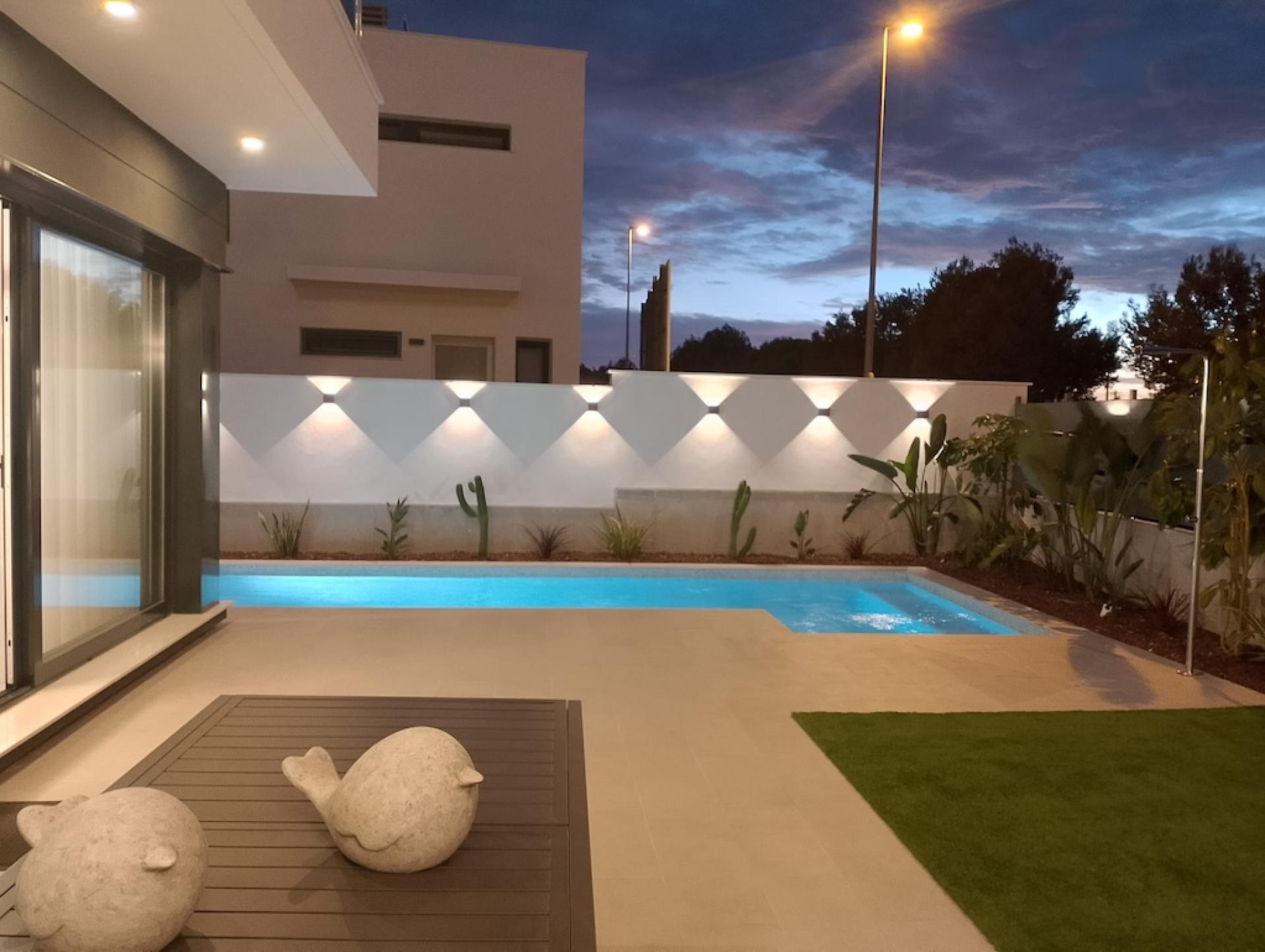 Modern villas with golf view near Murcia in Medvilla Spanje