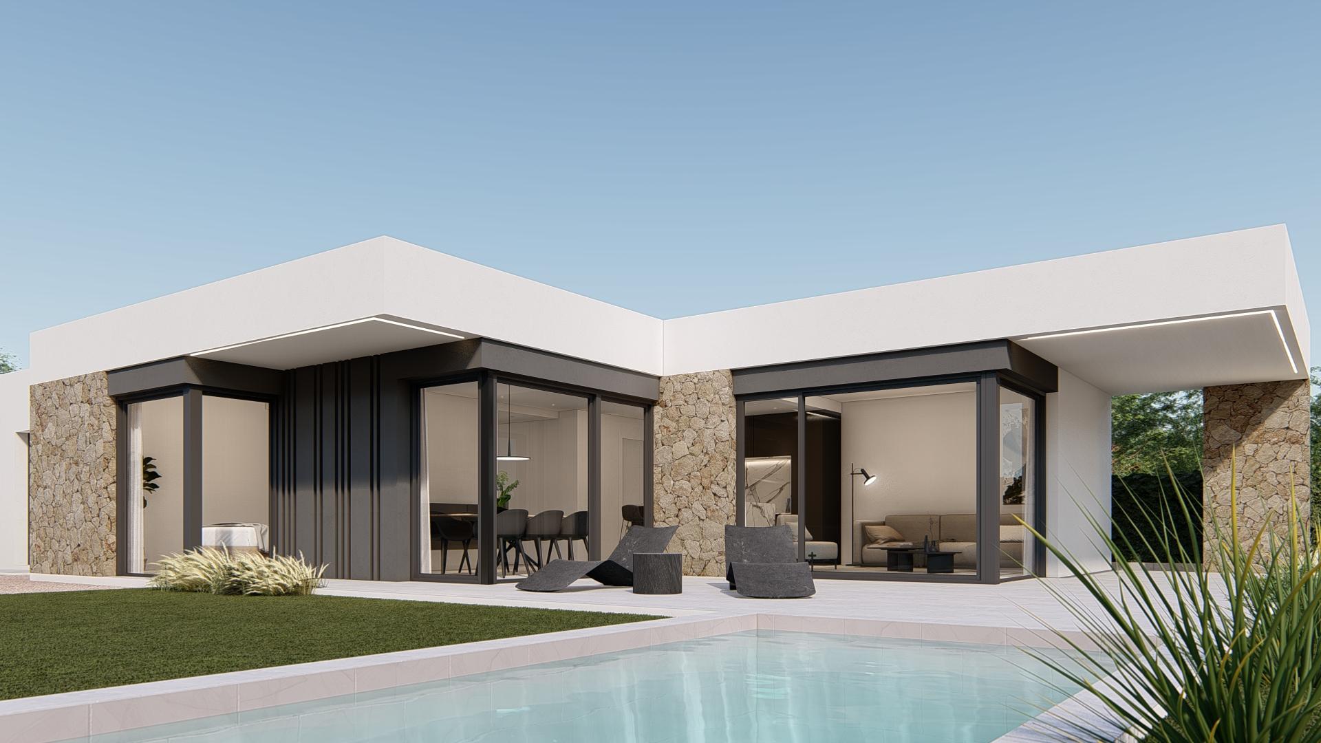 3 bedroom Villa in Molina de Segura - New build in Medvilla Spanje