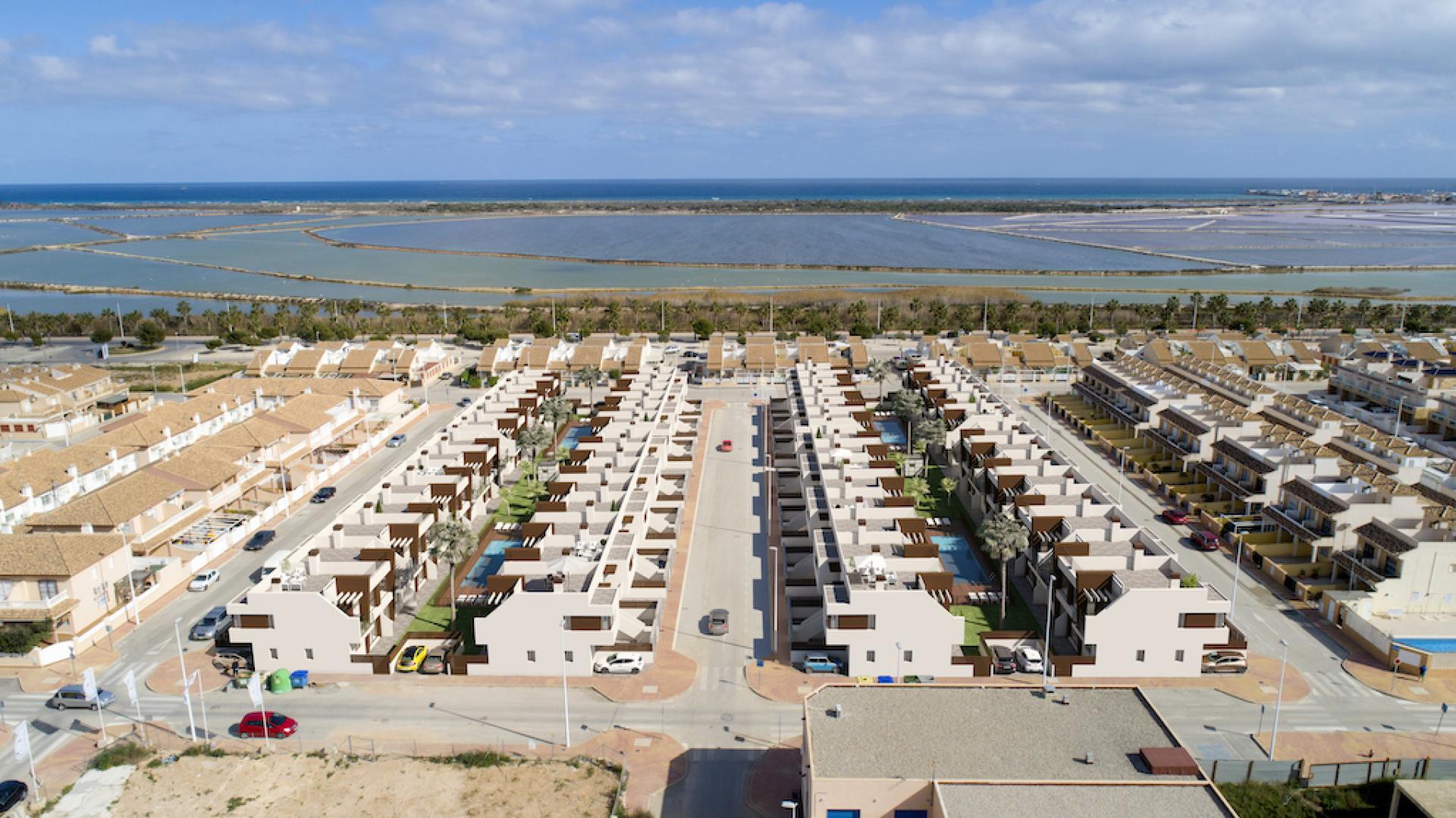 2 bedroom Apartments - solarium in San Pedro Del Pinatar - New build in Medvilla Spanje