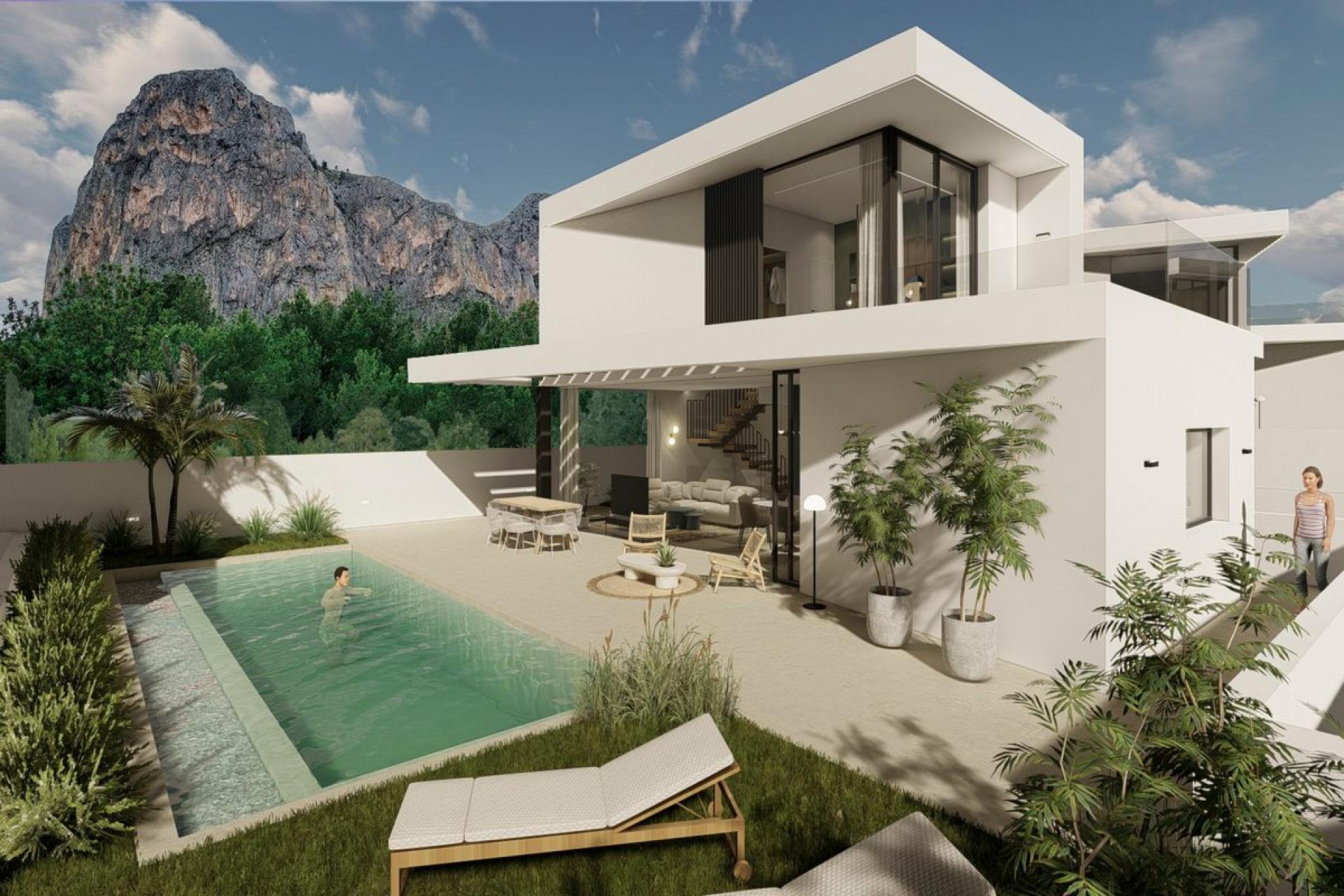 3 bedroom Villa in Polop - New build in Medvilla Spanje