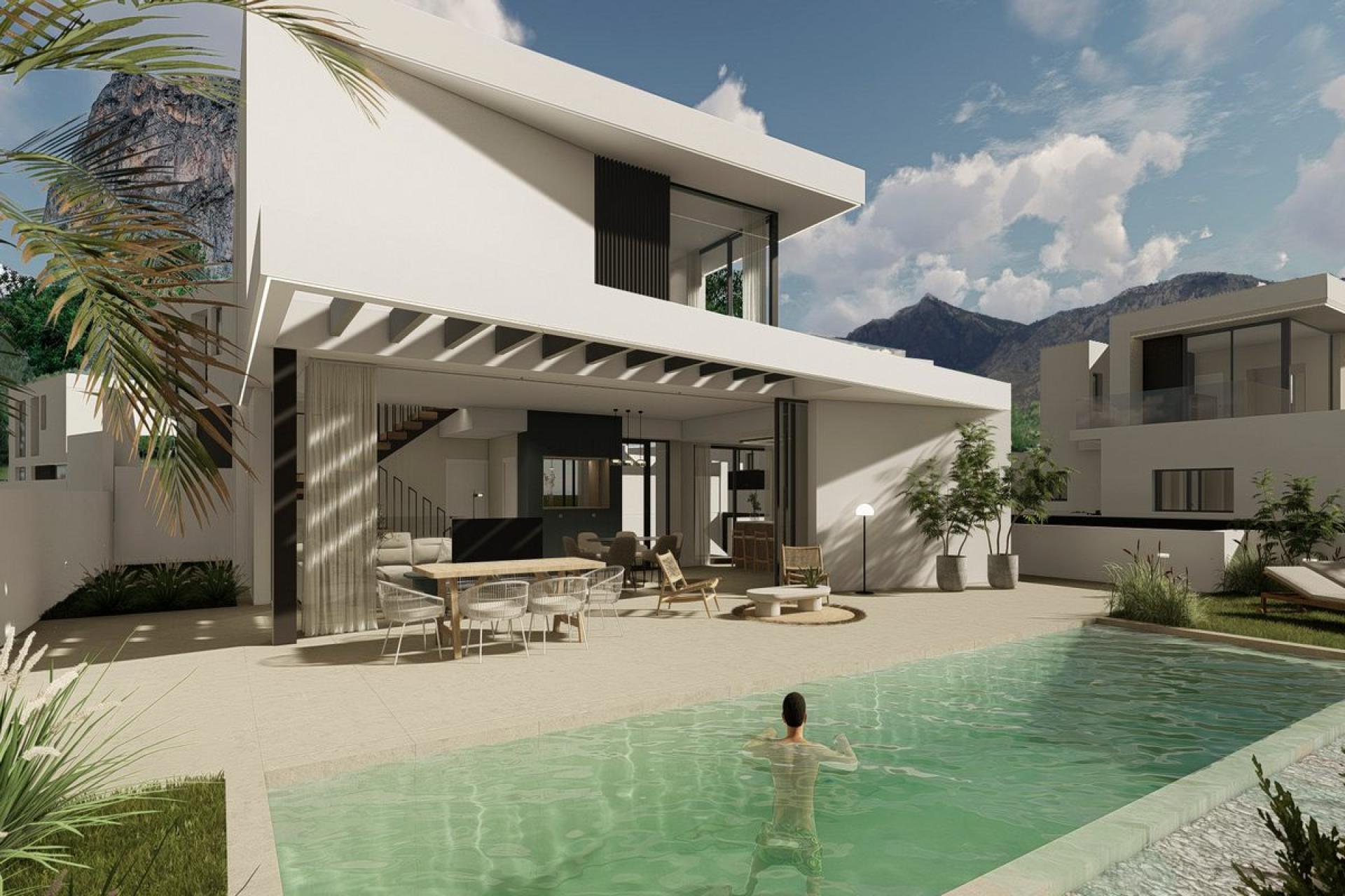 3 bedroom Villa in Polop - New build in Medvilla Spanje