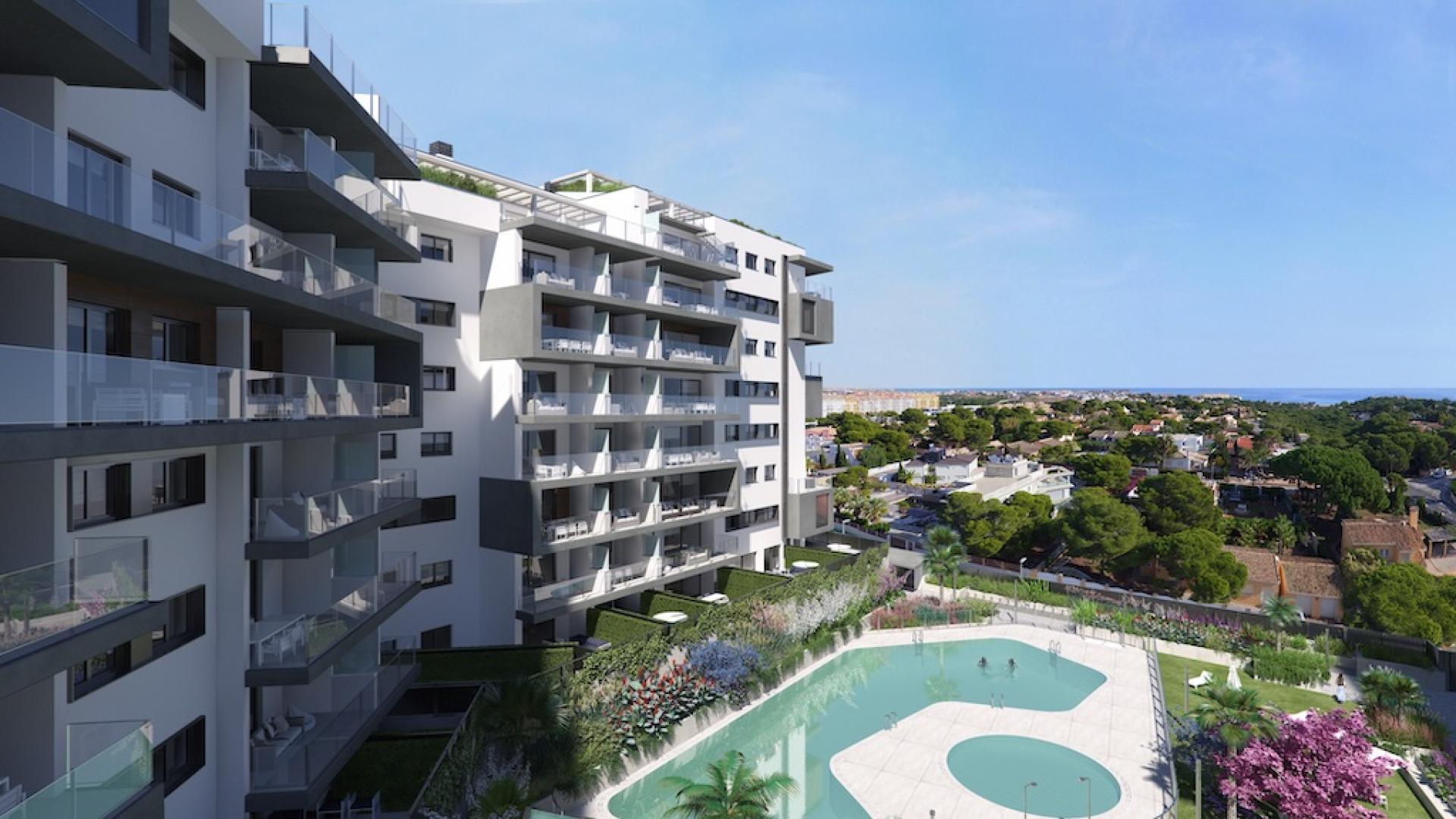 2 bedroom Apartments - solarium in Campoamor - Orihuela Costa in Medvilla Spanje