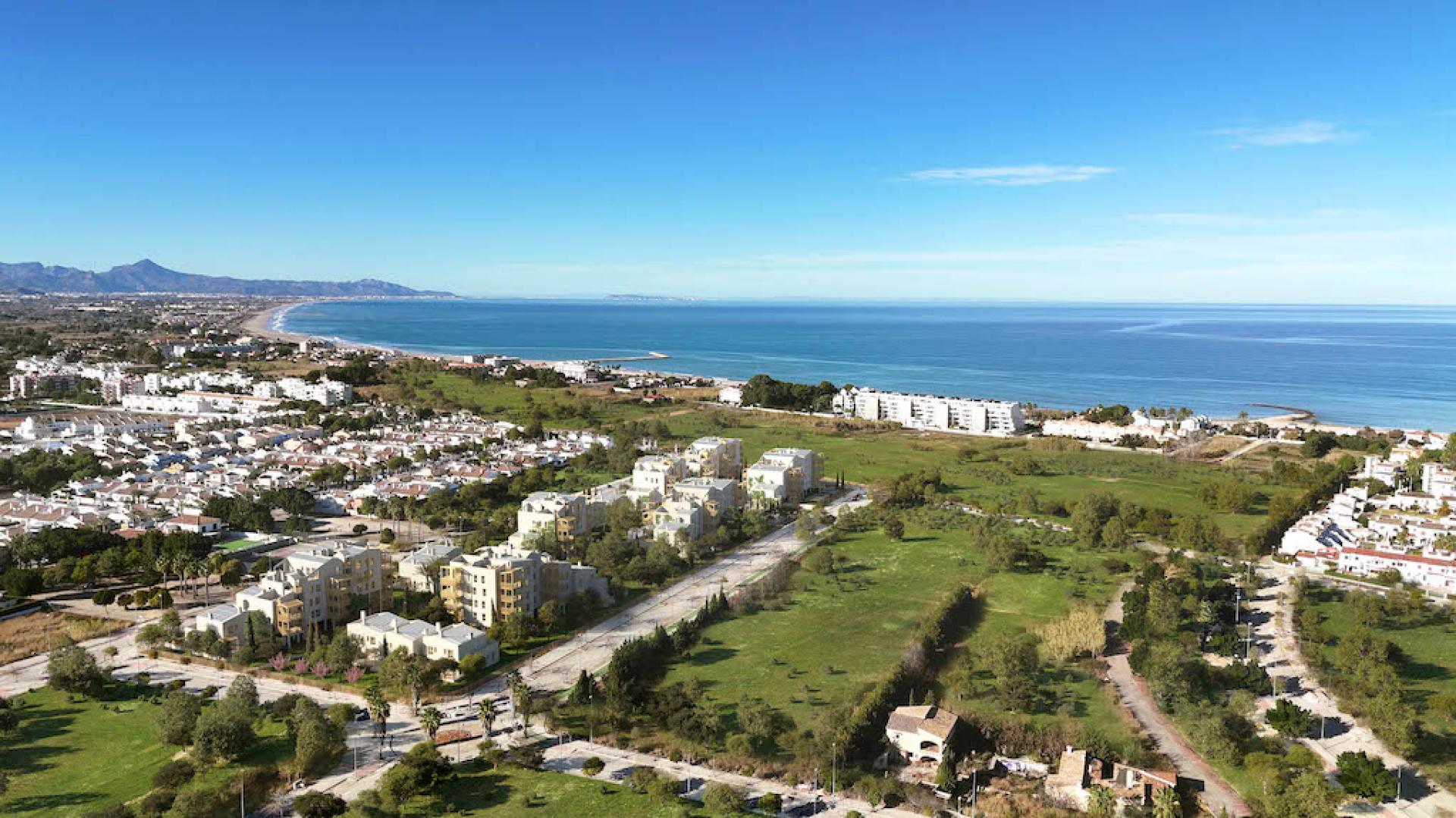 2 bedroom Apartment with garden in Denia - New build in Medvilla Spanje