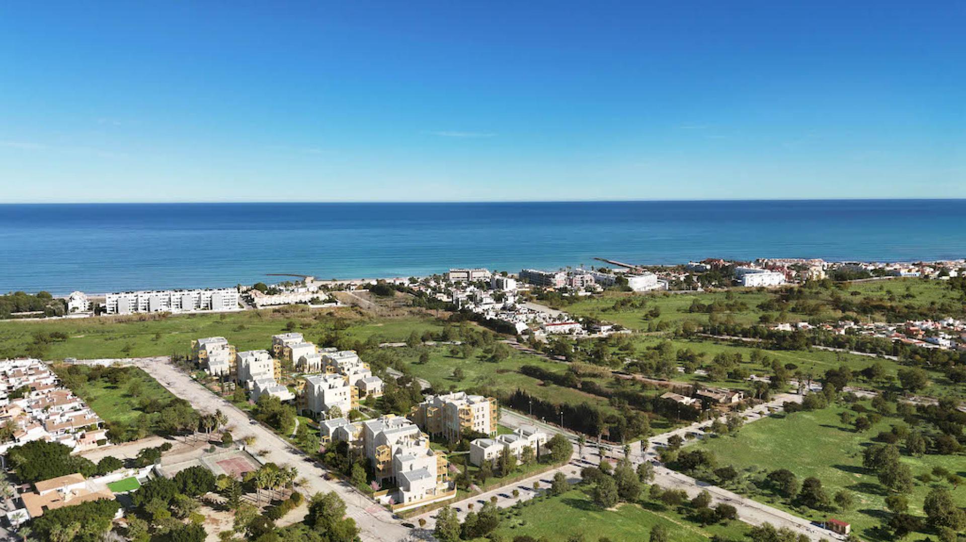 3 bedroom Apartments - solarium in Denia - New build in Medvilla Spanje