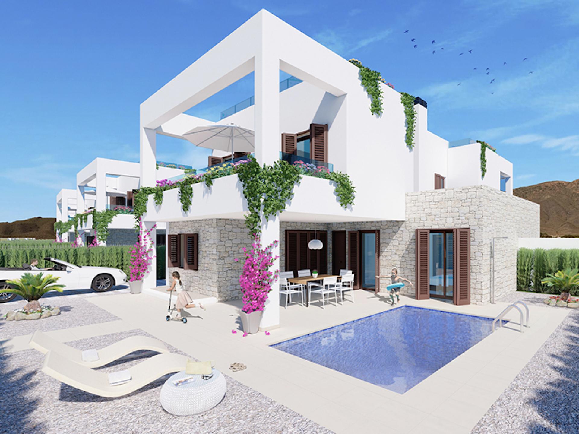 3 bedroom Villa in Mar de Pulpi - New build in Medvilla Spanje