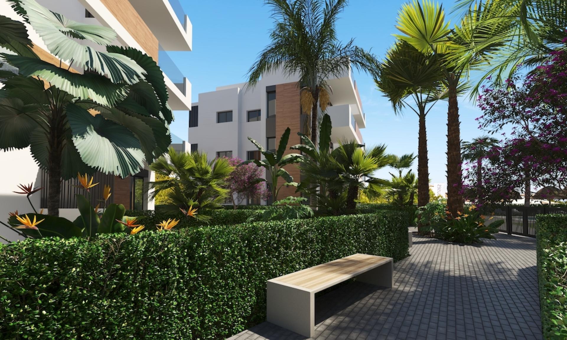 2 bedroom Apartment with garden in Los Alcazares - New build in Medvilla Spanje