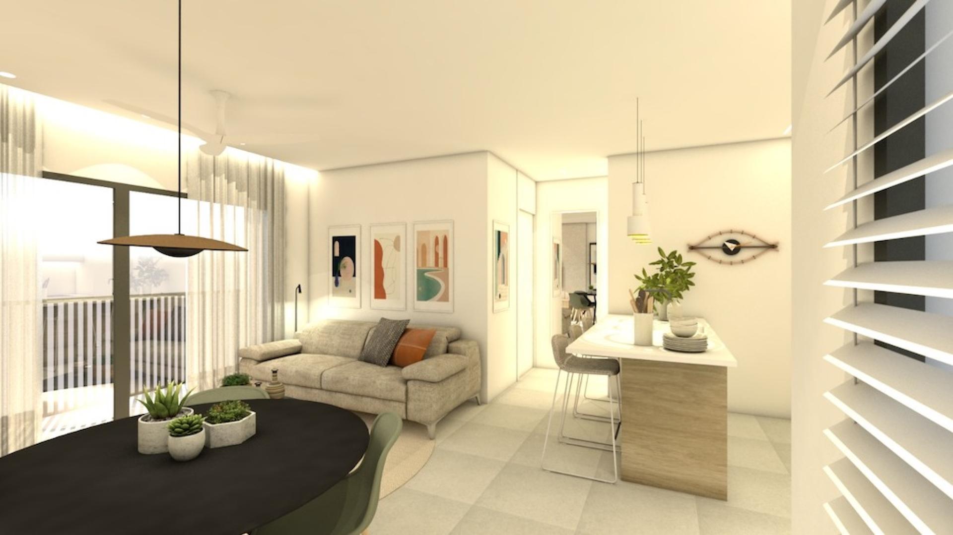 1 bedroom Apartment in Santiago de la Ribera - New build in Medvilla Spanje