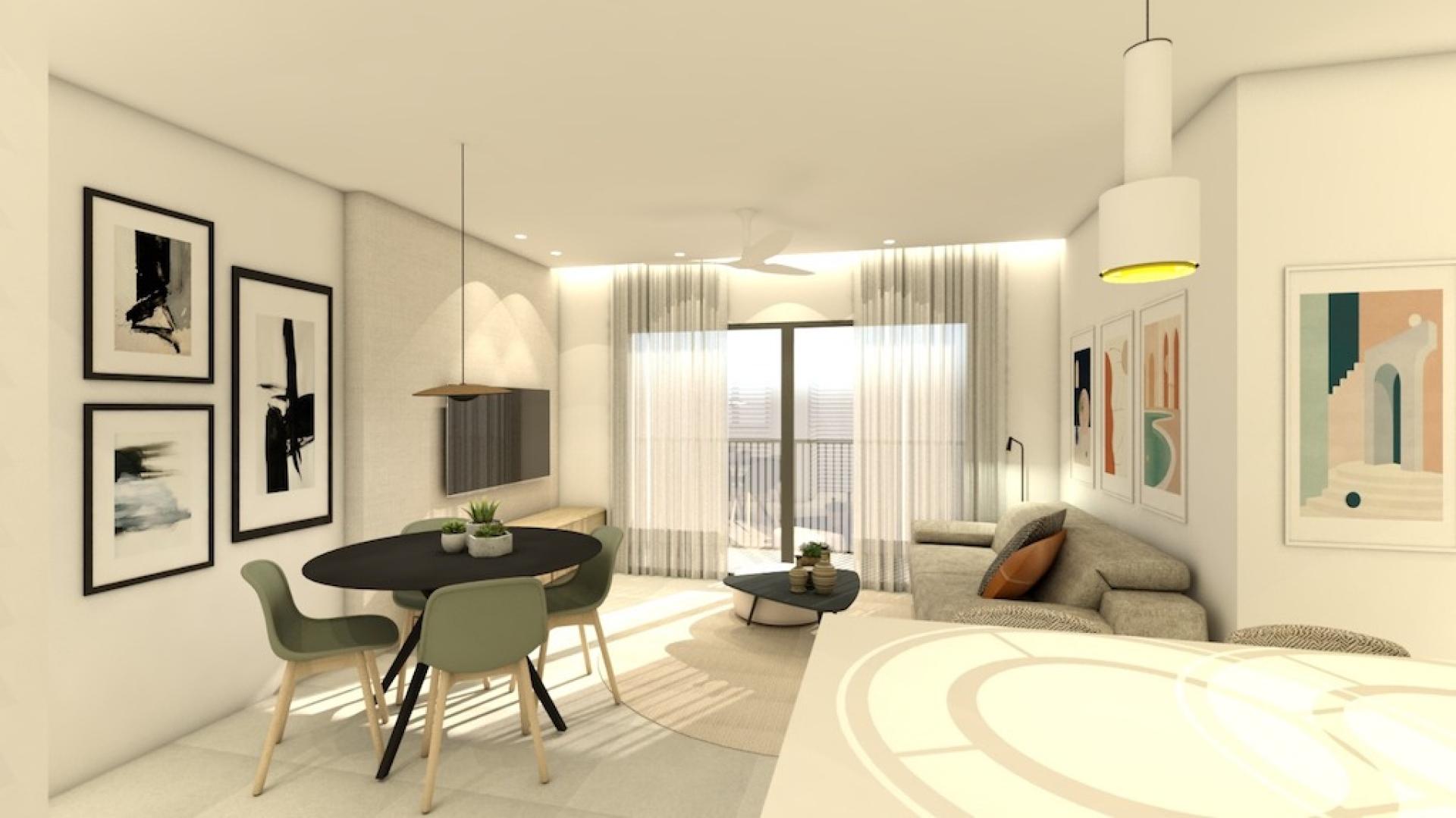 3 bedroom Apartment with terrace in Santiago de la Ribera - New build in Medvilla Spanje