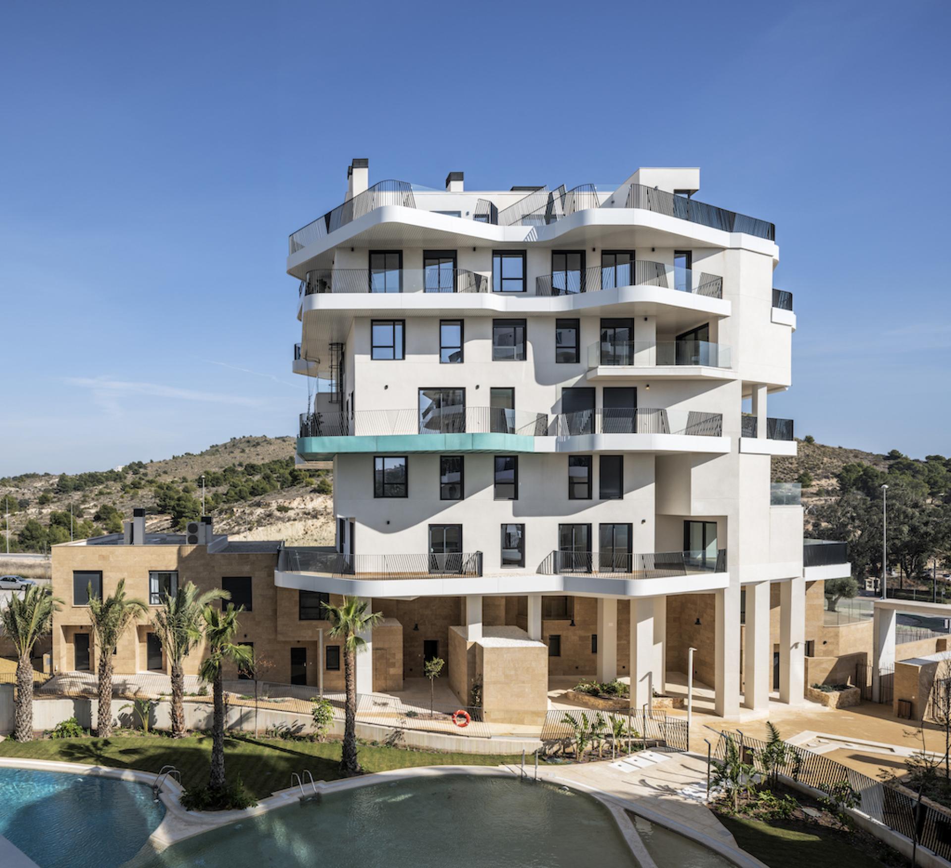 2 bedroom Apartment with terrace in Villajoyosa - New build in Medvilla Spanje