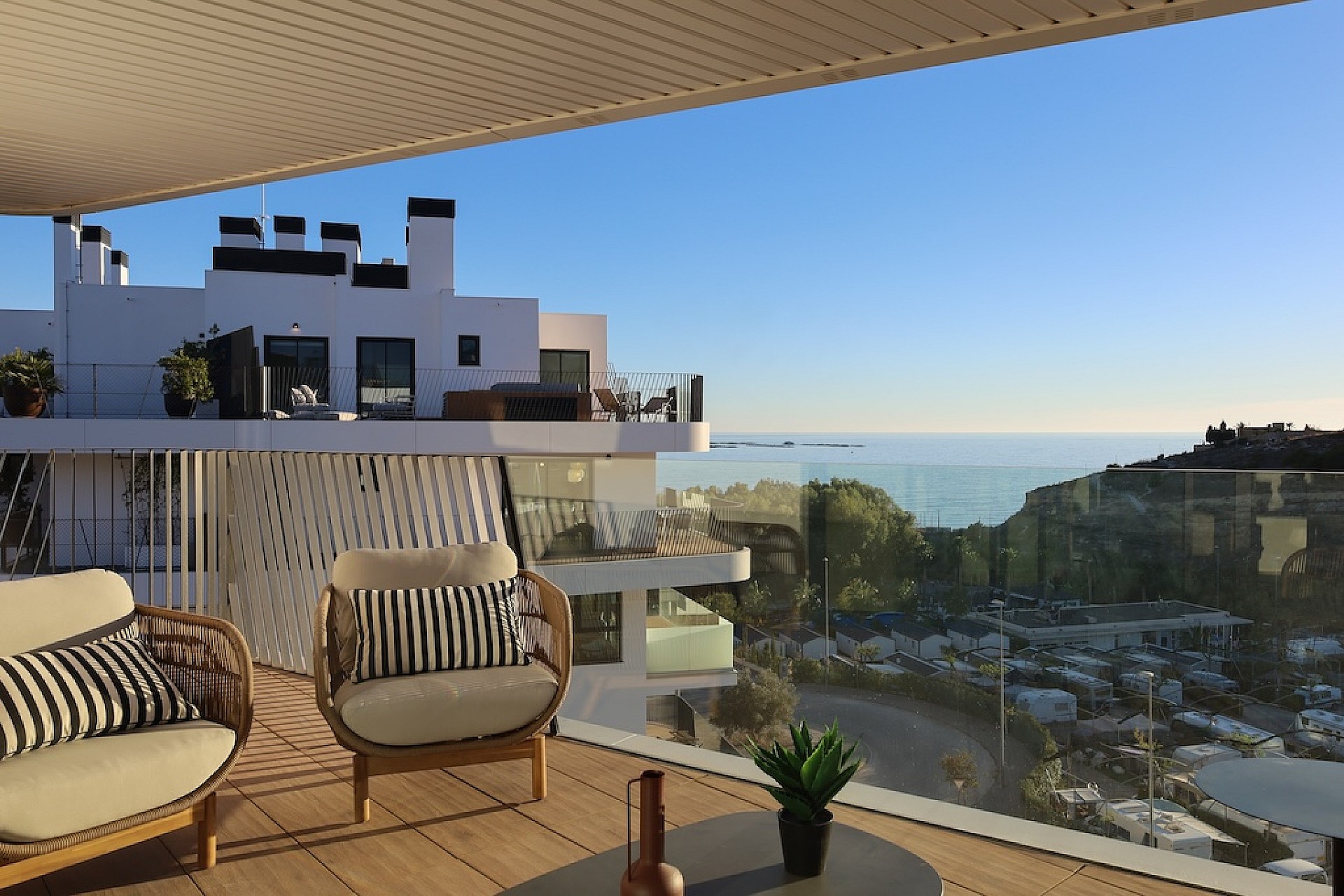 3 bedroom Apartments - solarium in Villajoyosa - New build in Medvilla Spanje