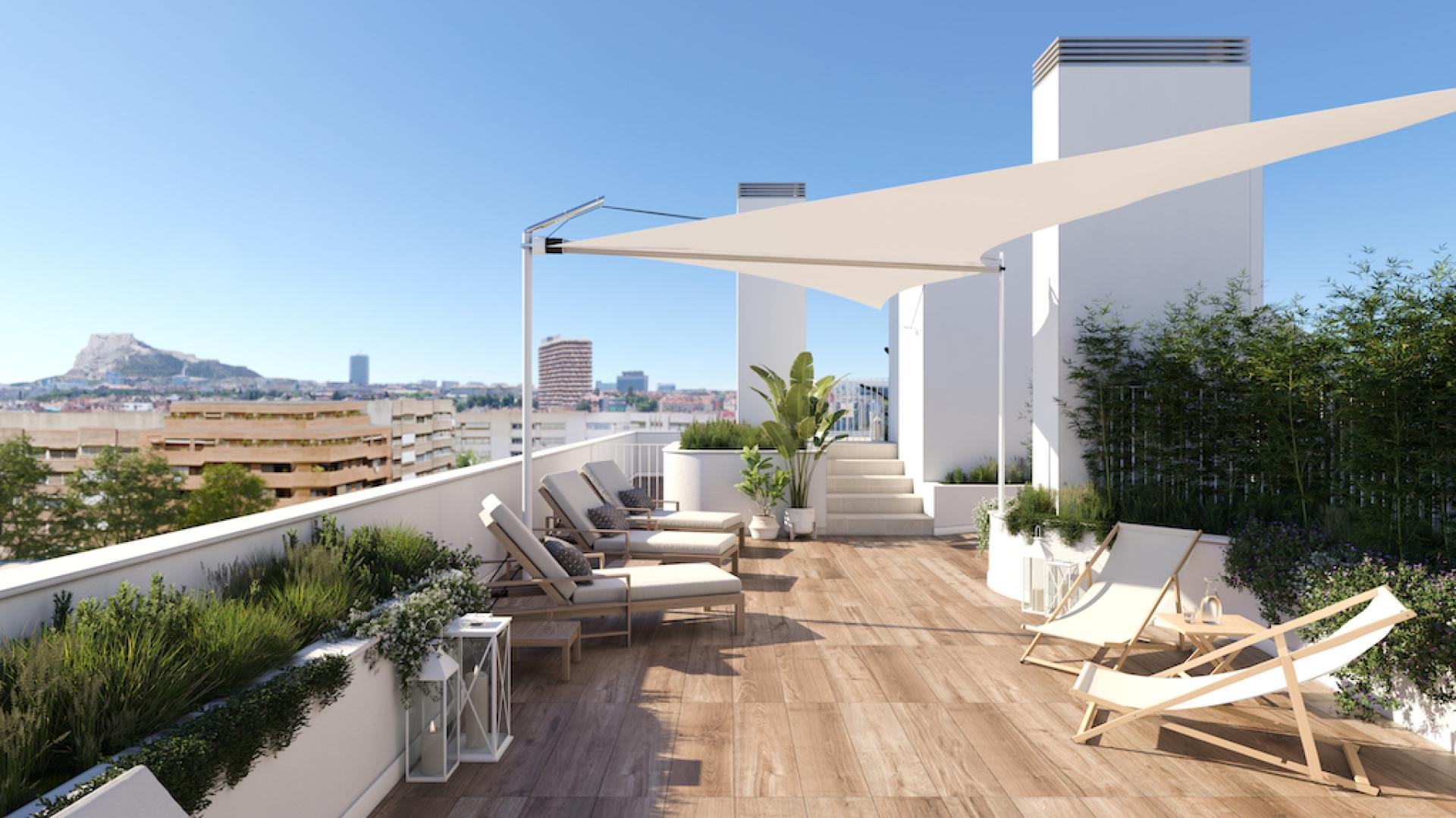 3 bedroom Apartment with terrace in Alicante - New build in Medvilla Spanje