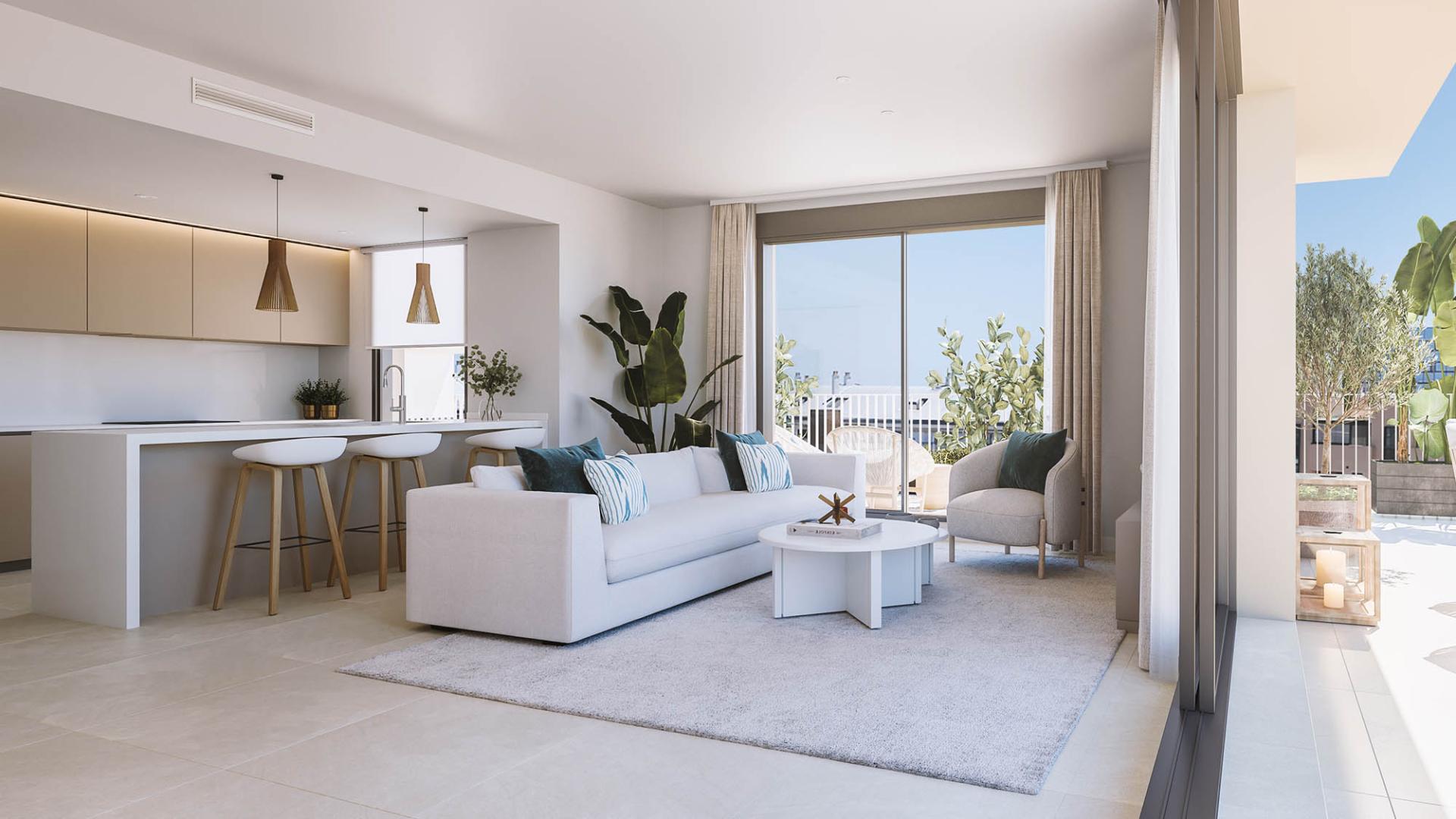 2 bedroom Apartment with terrace in Denia - New build in Medvilla Spanje