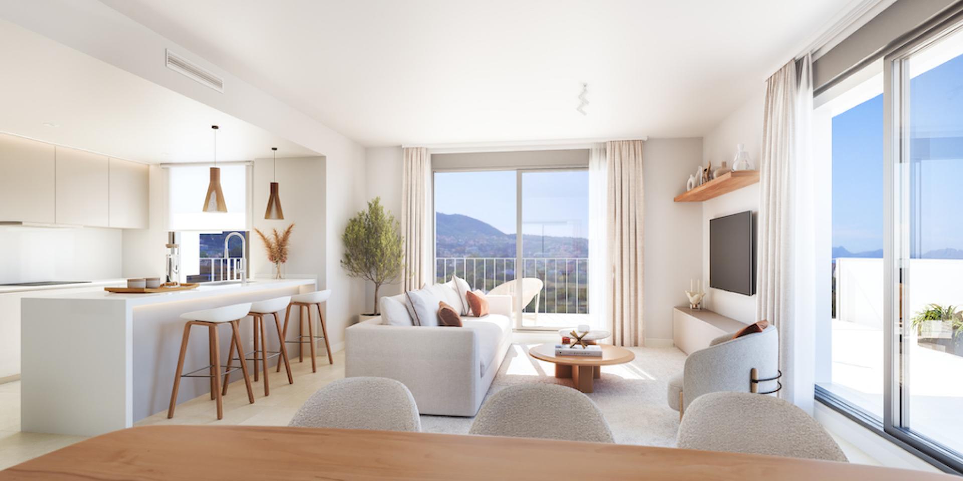 3 bedroom Apartment with terrace in Denia - New build in Medvilla Spanje