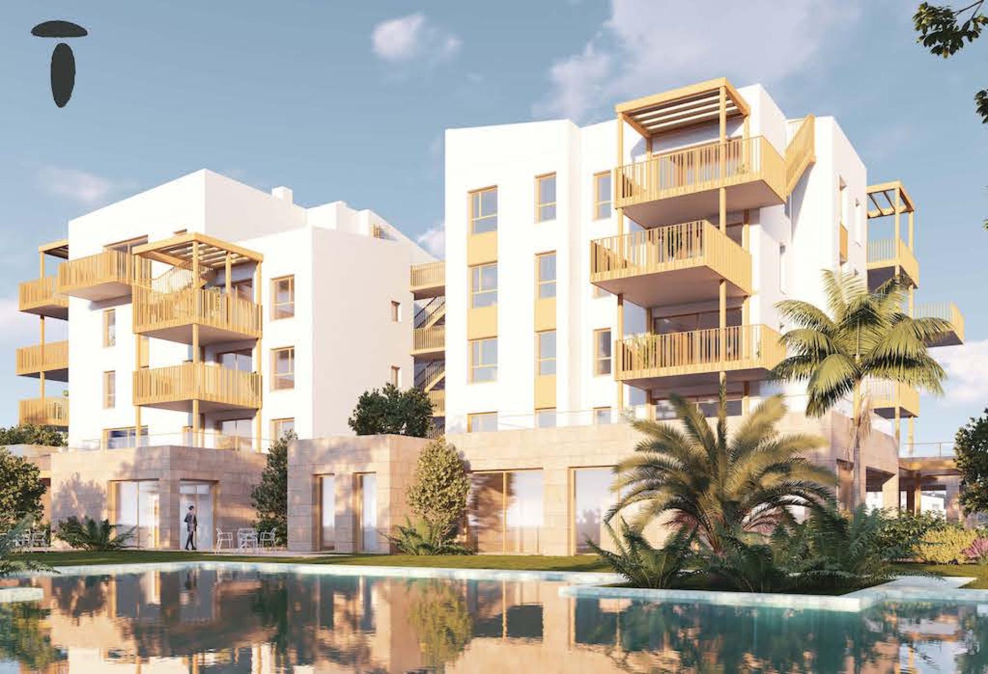 2 bedroom Apartments - solarium in Denia - New build in Medvilla Spanje