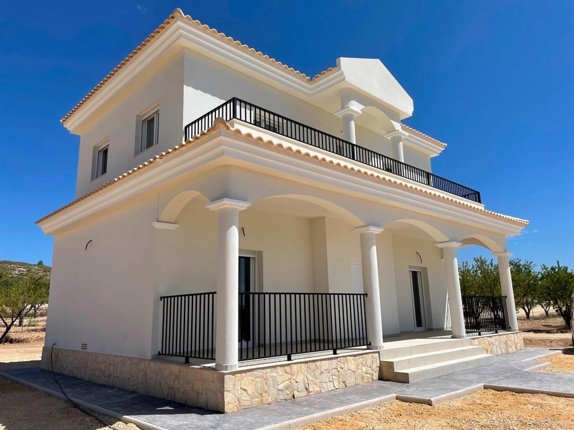 Luxury New Villas with Pool inc. land, licences & legalities in Alicante, Pinoso in Medvilla Spanje