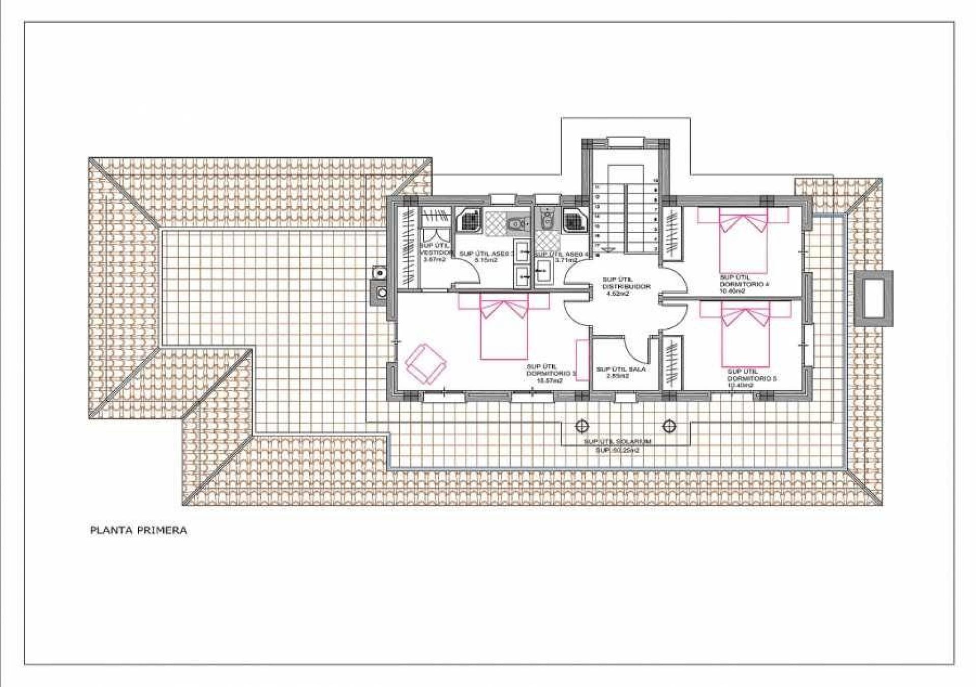 Luxury New Villas with Pool inc. land, licences & legalities in Alicante, Pinoso in Medvilla Spanje