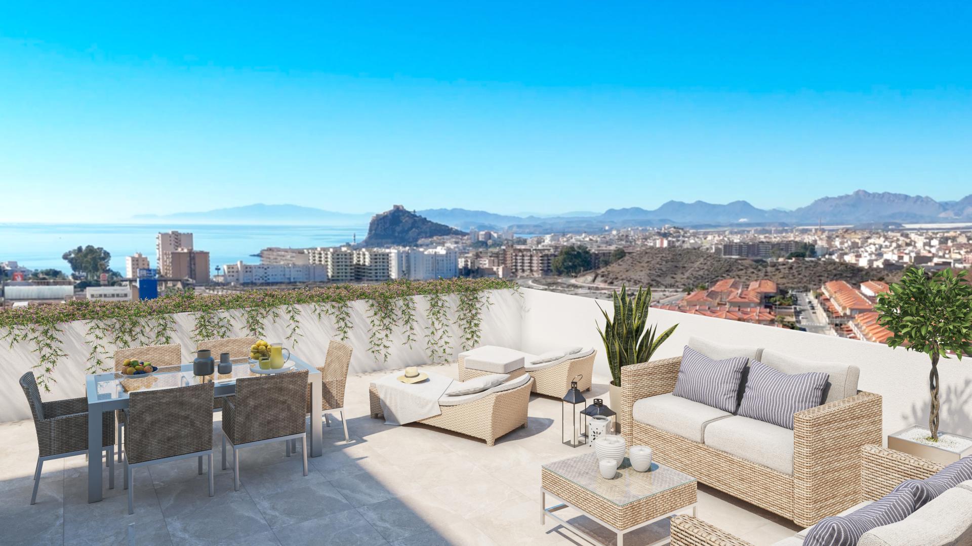 2 bedroom Apartment with terrace in Aguilas - New build in Medvilla Spanje