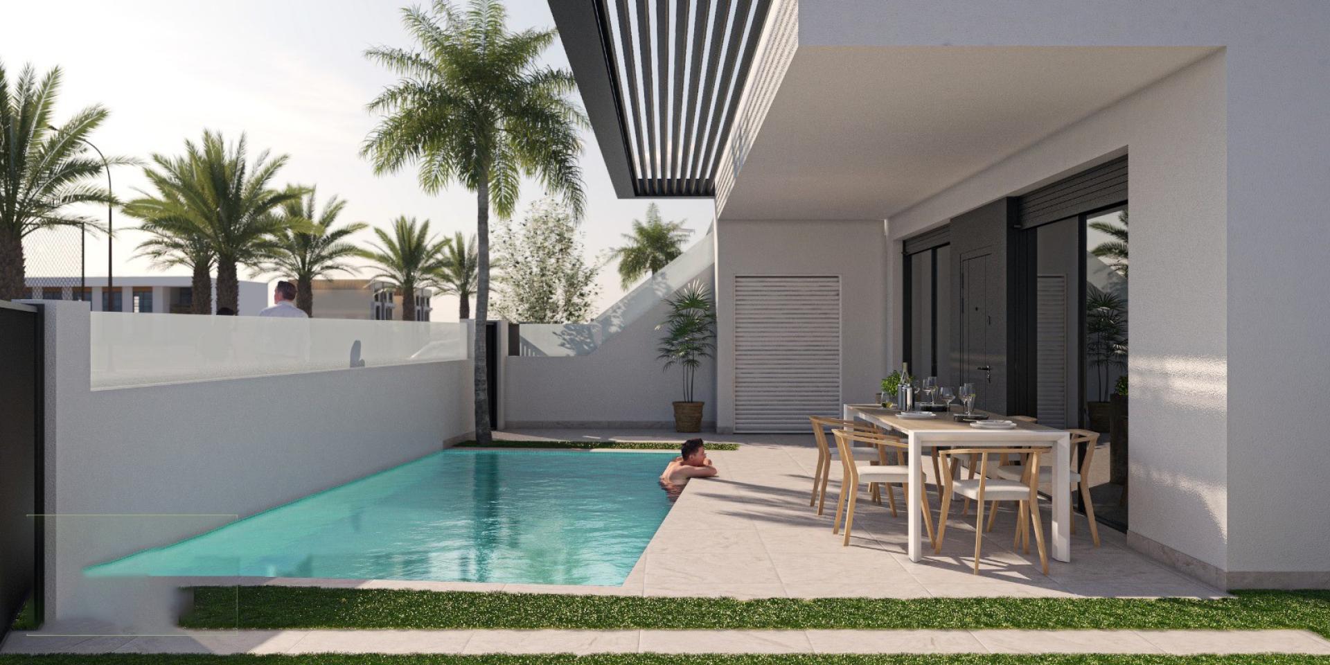 2 bedroom Apartment with garden in San Pedro Del Pinatar - New build in Medvilla Spanje