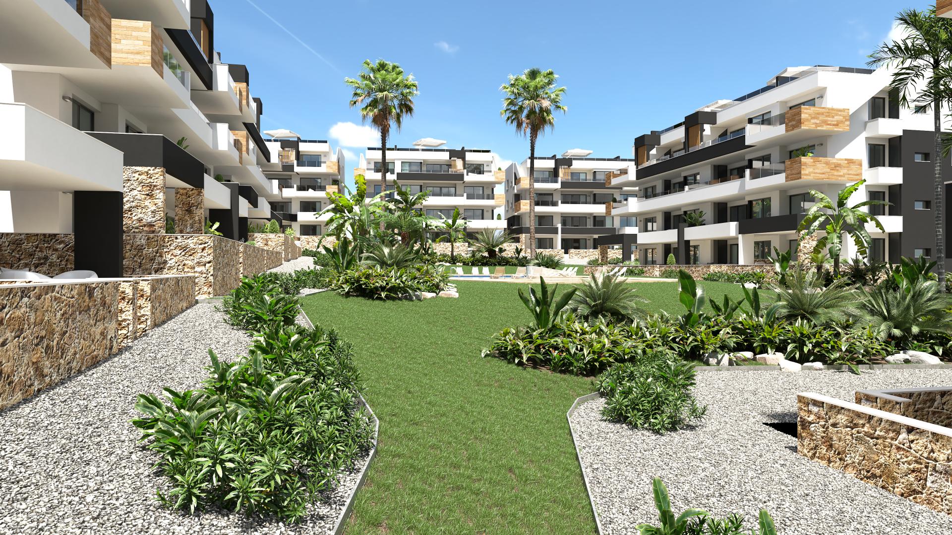 2 bedroom Apartments - solarium in Orihuela Costa in Medvilla Spanje