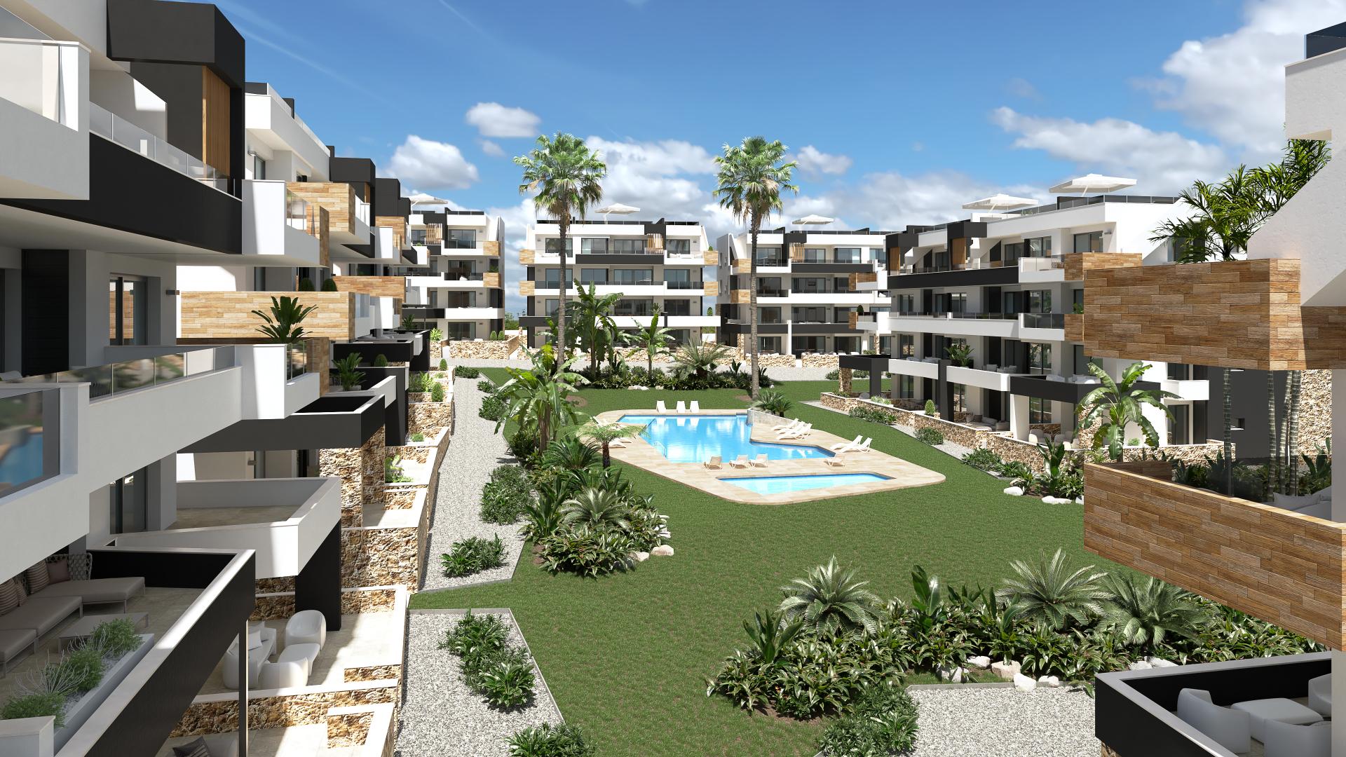 2 bedroom Apartments - solarium in Orihuela Costa - New build in Medvilla Spanje