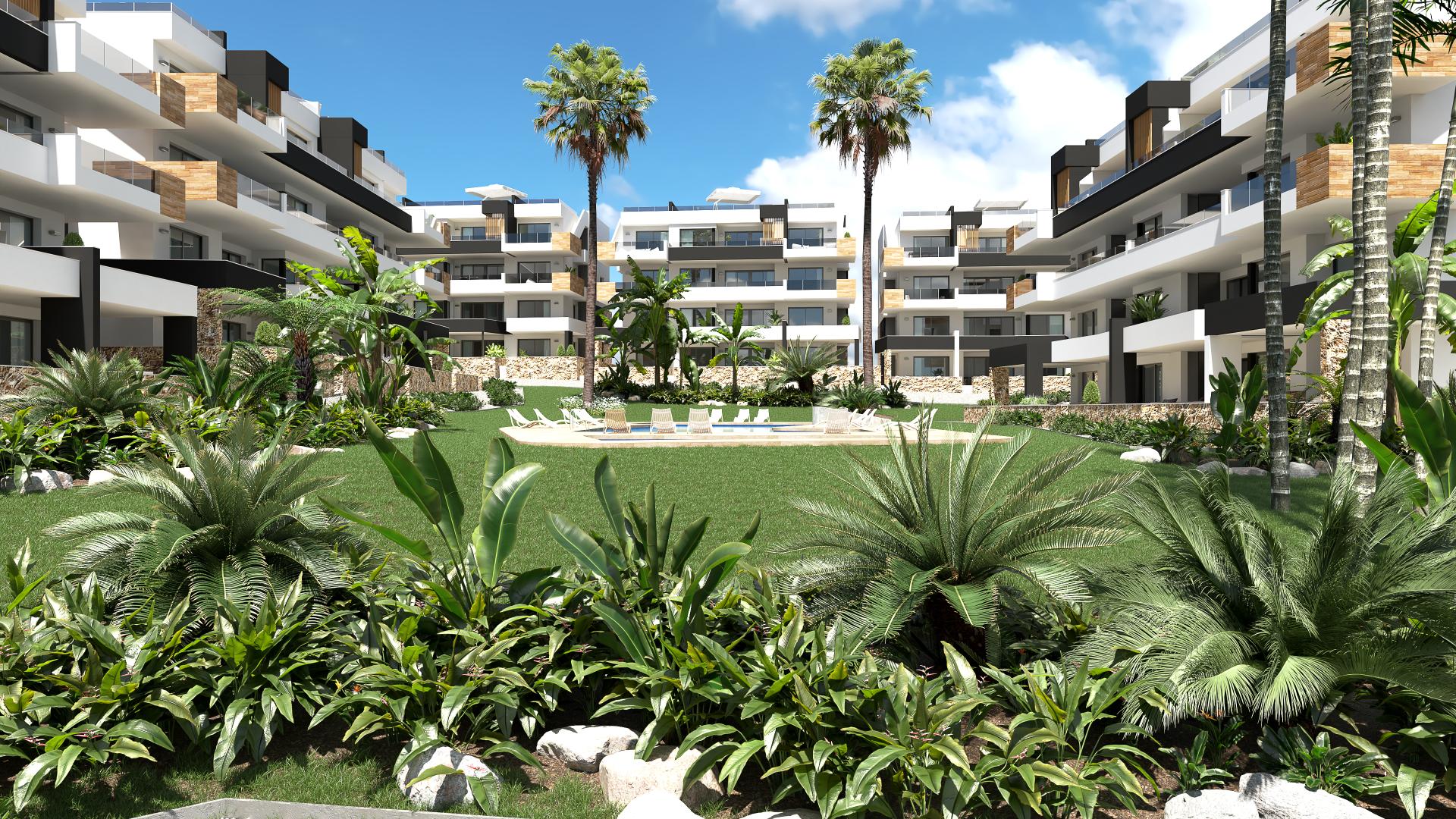 2 bedroom Apartments - solarium in Orihuela Costa in Medvilla Spanje