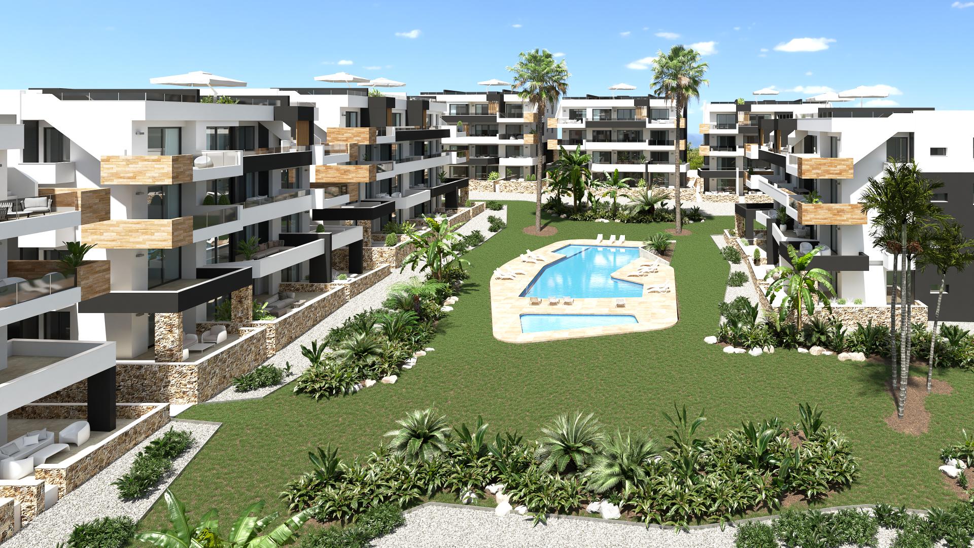 2 bedroom Apartments - solarium in Orihuela Costa in Medvilla Spanje