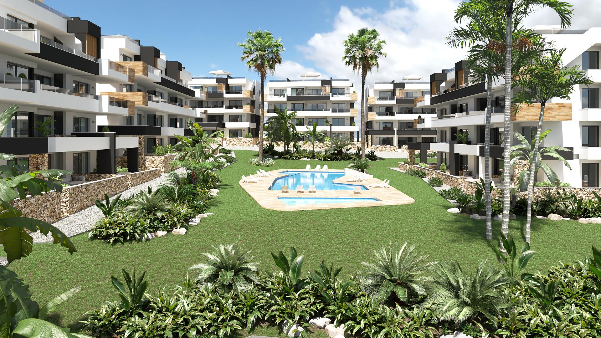 2 bedroom Apartments - solarium in Orihuela Costa - New build in Medvilla Spanje