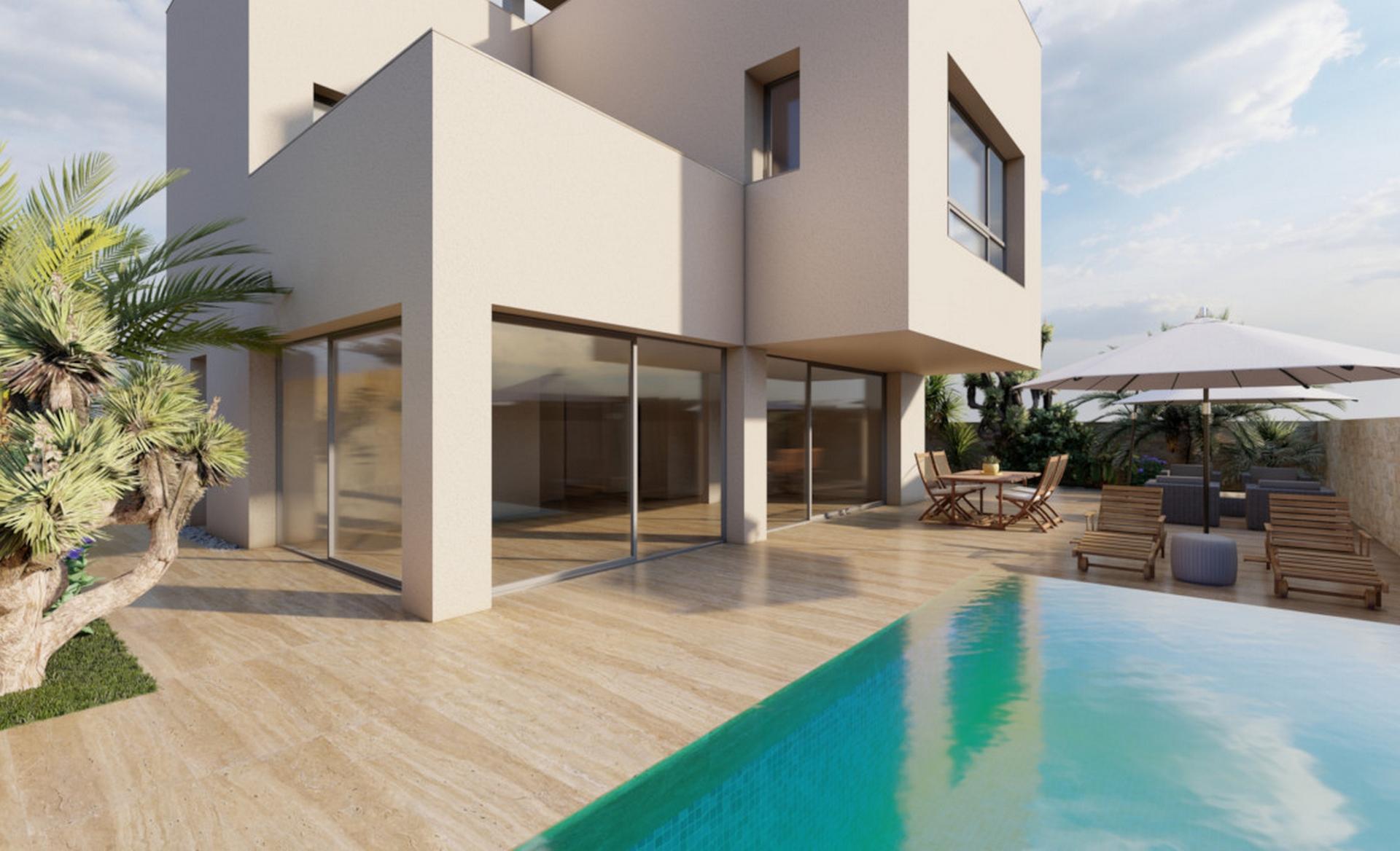 Luxury villa near the beach, Torre de la Horadada, Alicante, Costa Blanca South in Medvilla Spanje