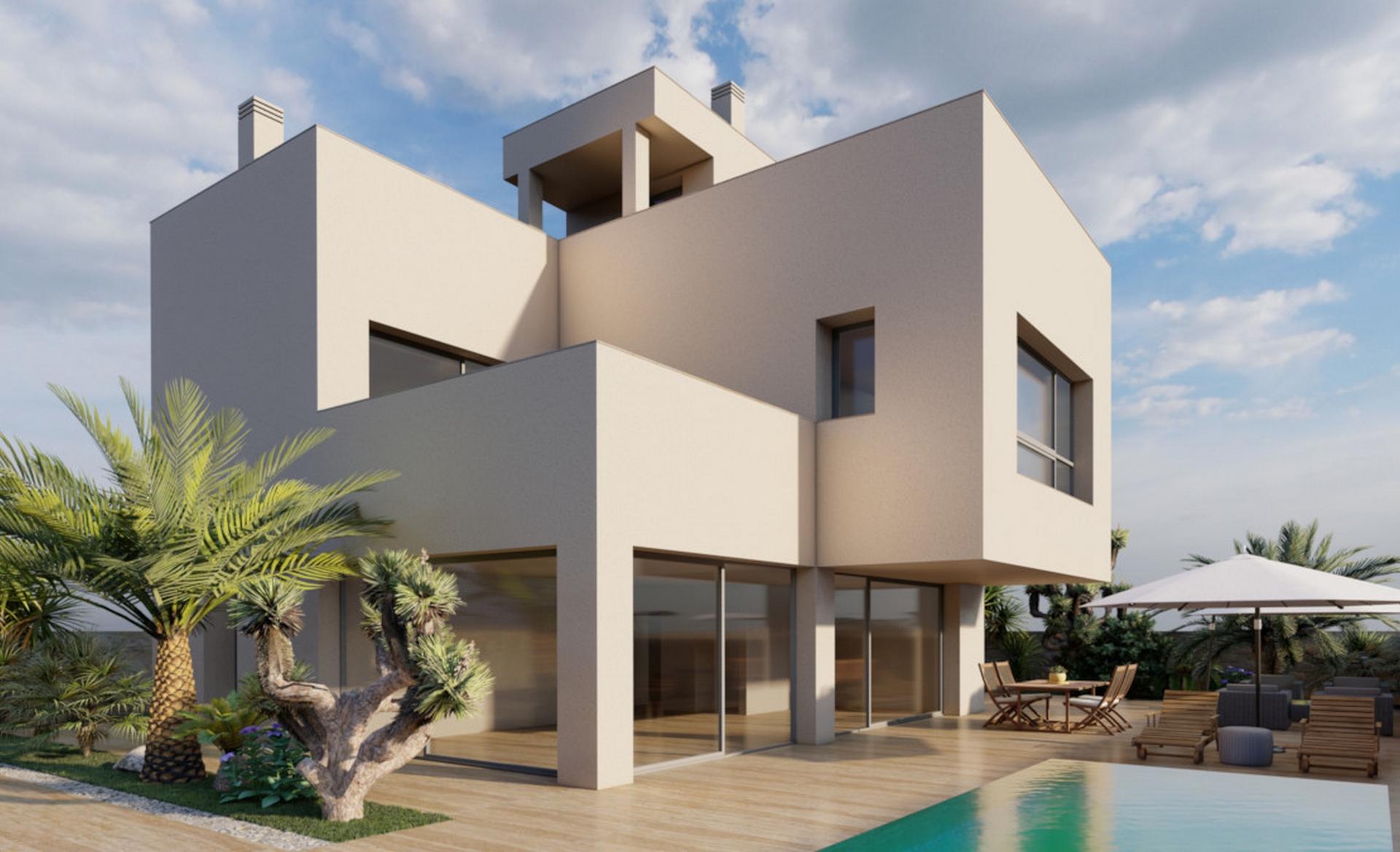 Luxury villa near the beach, Torre de la Horadada, Alicante, Costa Blanca South in Medvilla Spanje