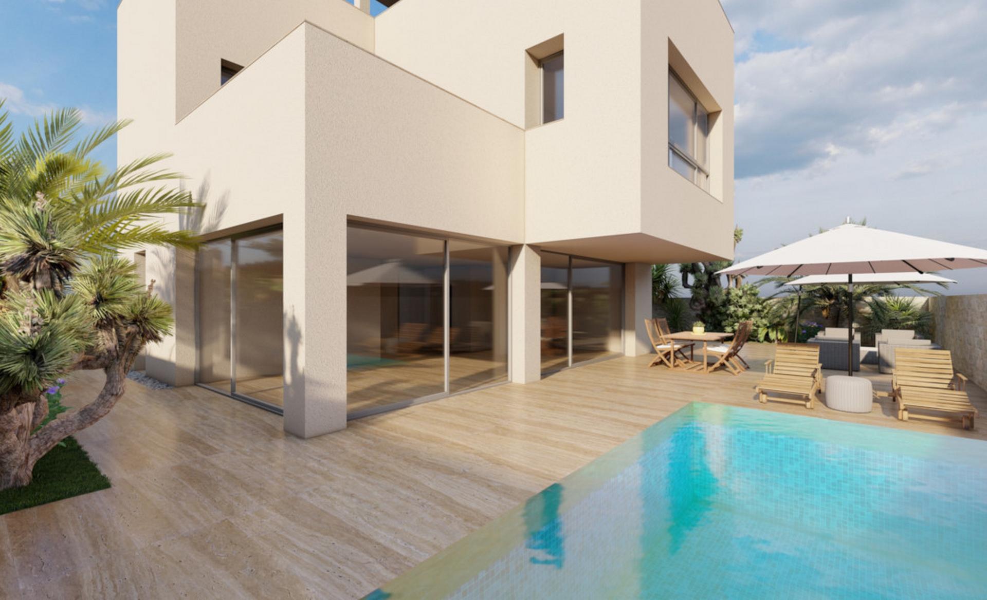 Luxury villa near the beach, Torre de la Horadada, Alicante, Costa Blanca South in Medvilla Spanje