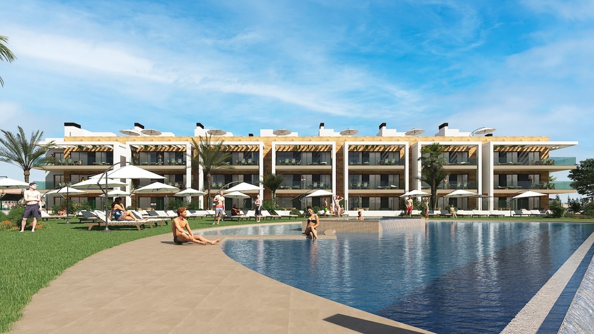 3 bedroom Apartments - solarium in Los Alcazares - New build in Medvilla Spanje