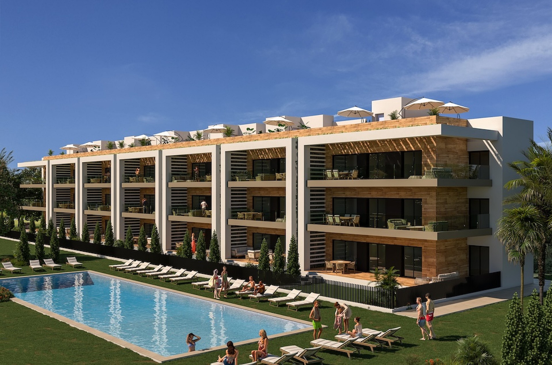 3 bedroom Apartments - solarium in Los Alcazares - New build in Medvilla Spanje