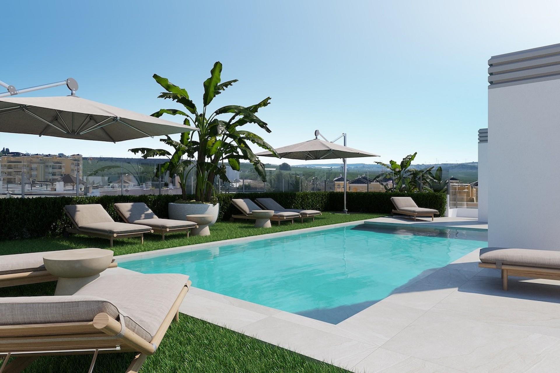 2 bedroom Apartments - solarium in Algorfa - New build in Medvilla Spanje