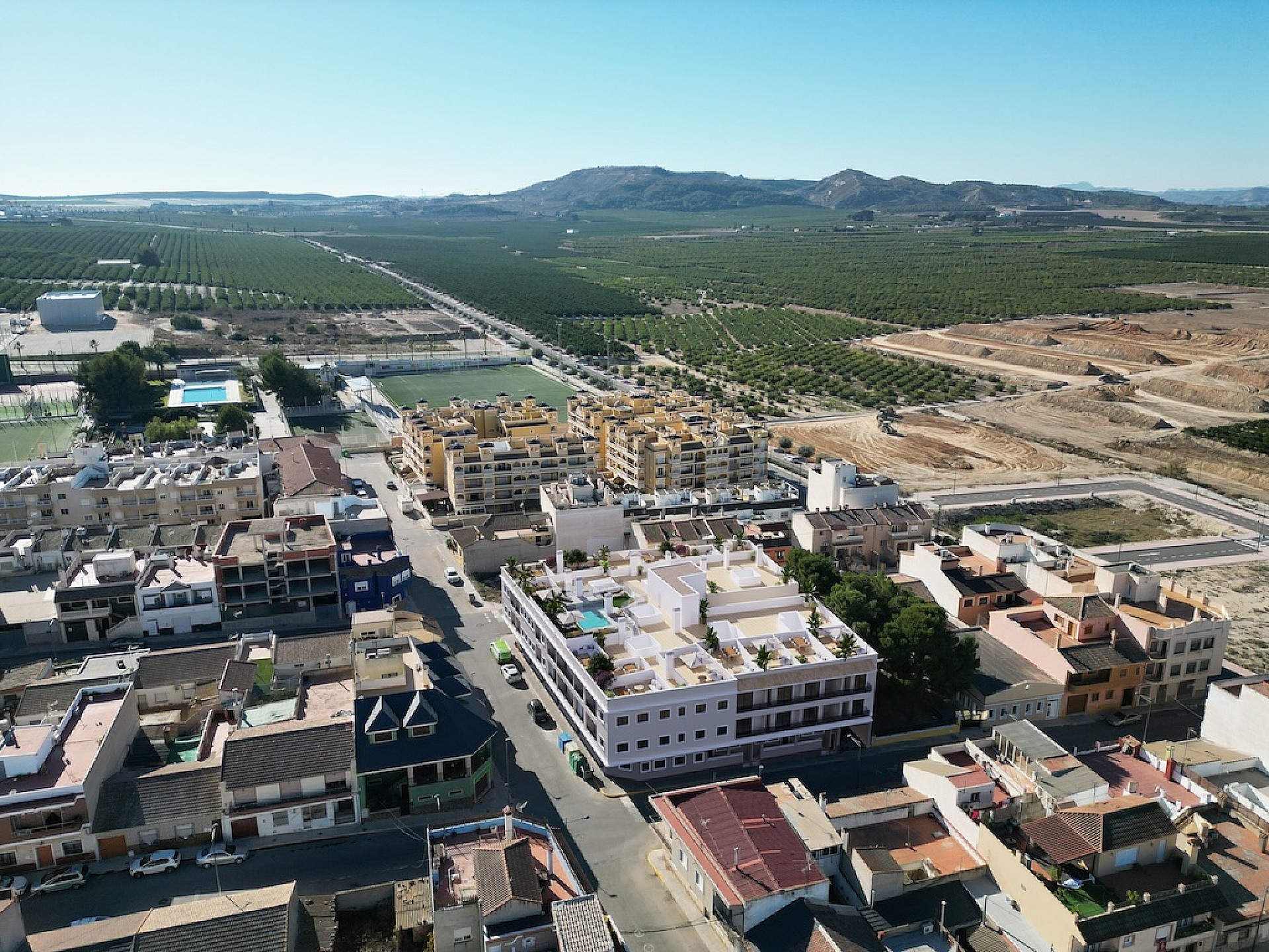 2 bedroom Apartments - solarium in Algorfa - New build in Medvilla Spanje