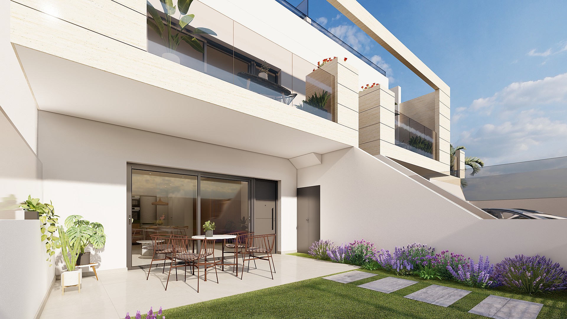 2 bedroom Apartment with garden in San Pedro Del Pinatar - New build in Medvilla Spanje