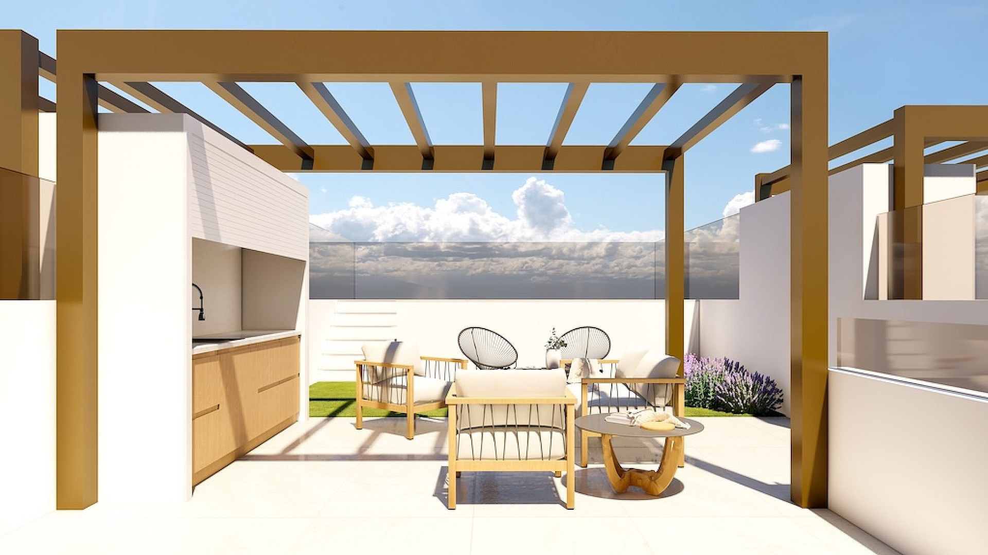 2 bedroom Apartments - solarium in San Pedro Del Pinatar - New build in Medvilla Spanje