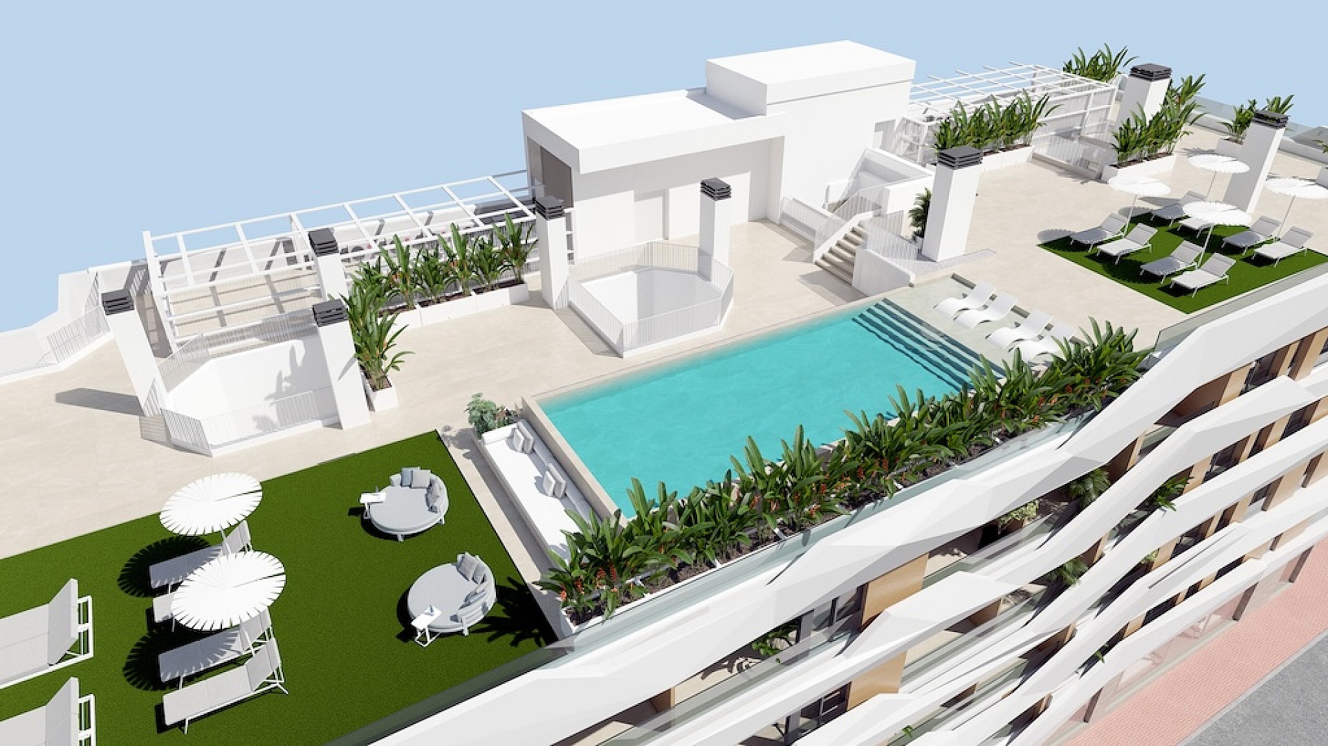 3 bedroom Apartment with garden in Guardamar - New build in Medvilla Spanje