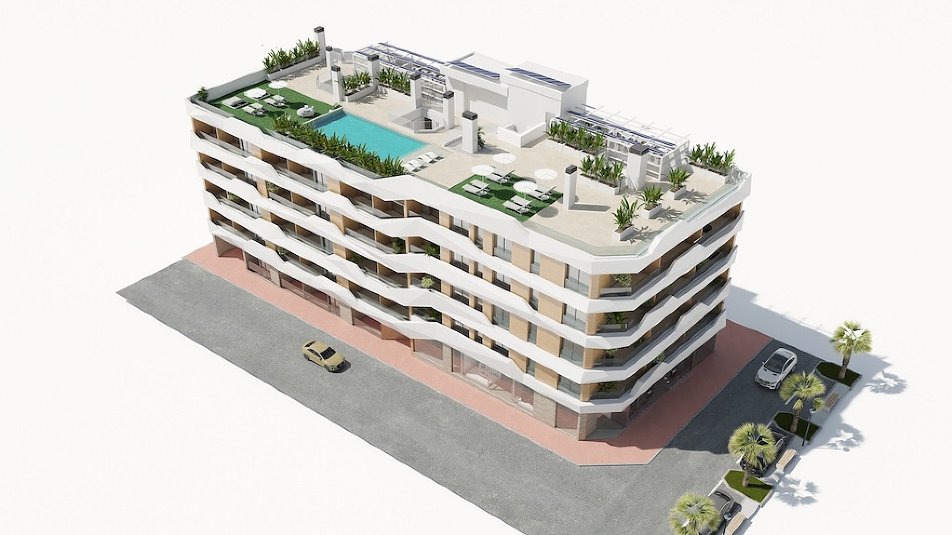 3 bedroom Apartment with garden in Guardamar - New build in Medvilla Spanje