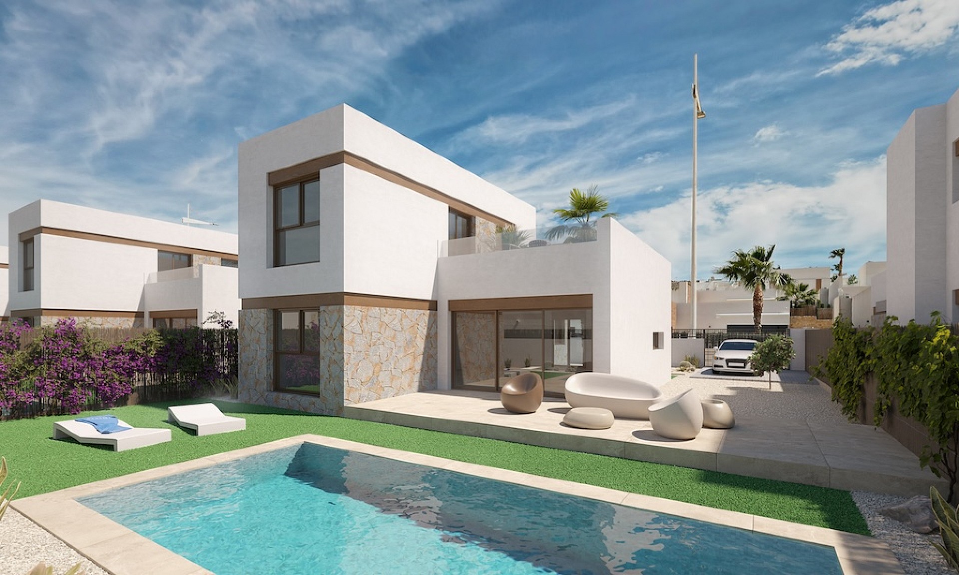 3 bedroom Villa in Algorfa - La Finca Golf - New build in Medvilla Spanje