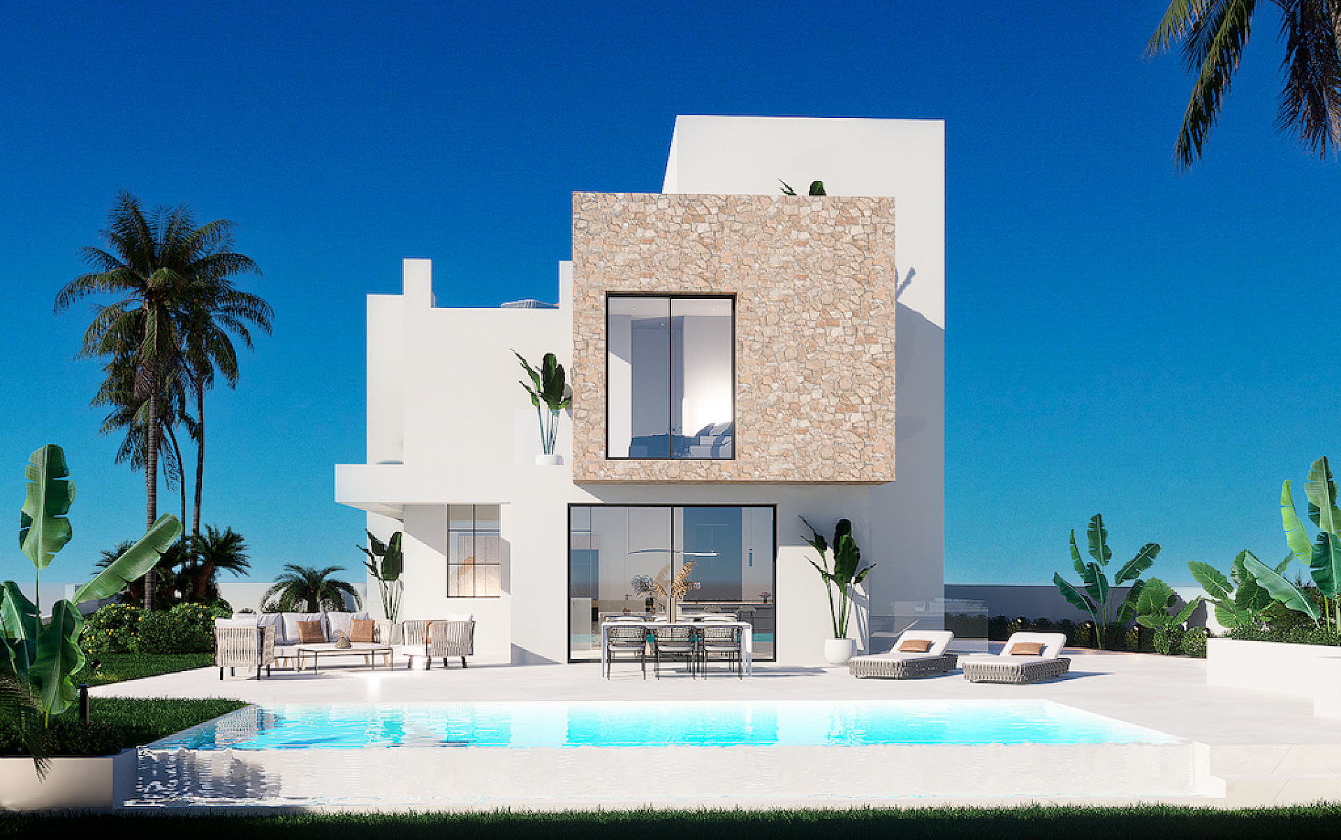 3 bedroom Villa in Finestrat - New build in Medvilla Spanje