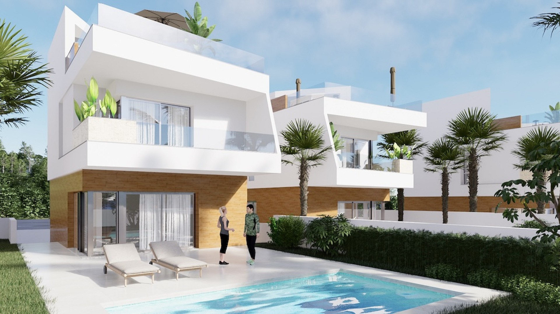 3 bedroom Villa in Pilar de la Horadada - New build in Medvilla Spanje