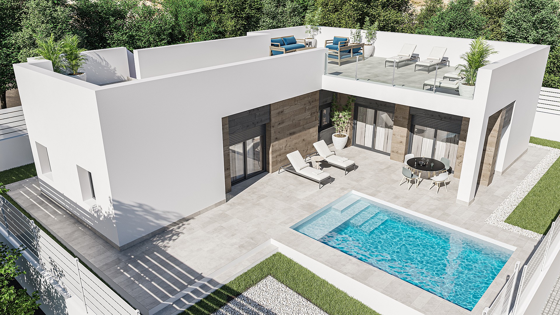 2 bedroom Villa in Aspe - New build in Medvilla Spanje