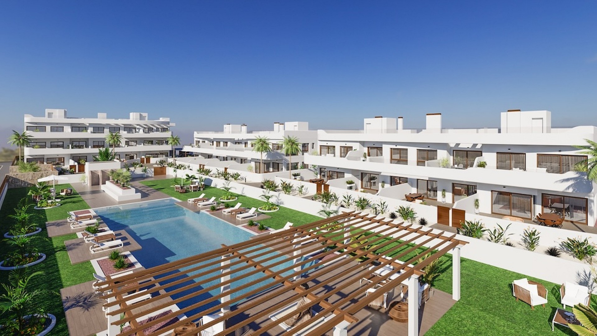 2 bedroom Apartments - solarium in Los Alcazares in Medvilla Spanje