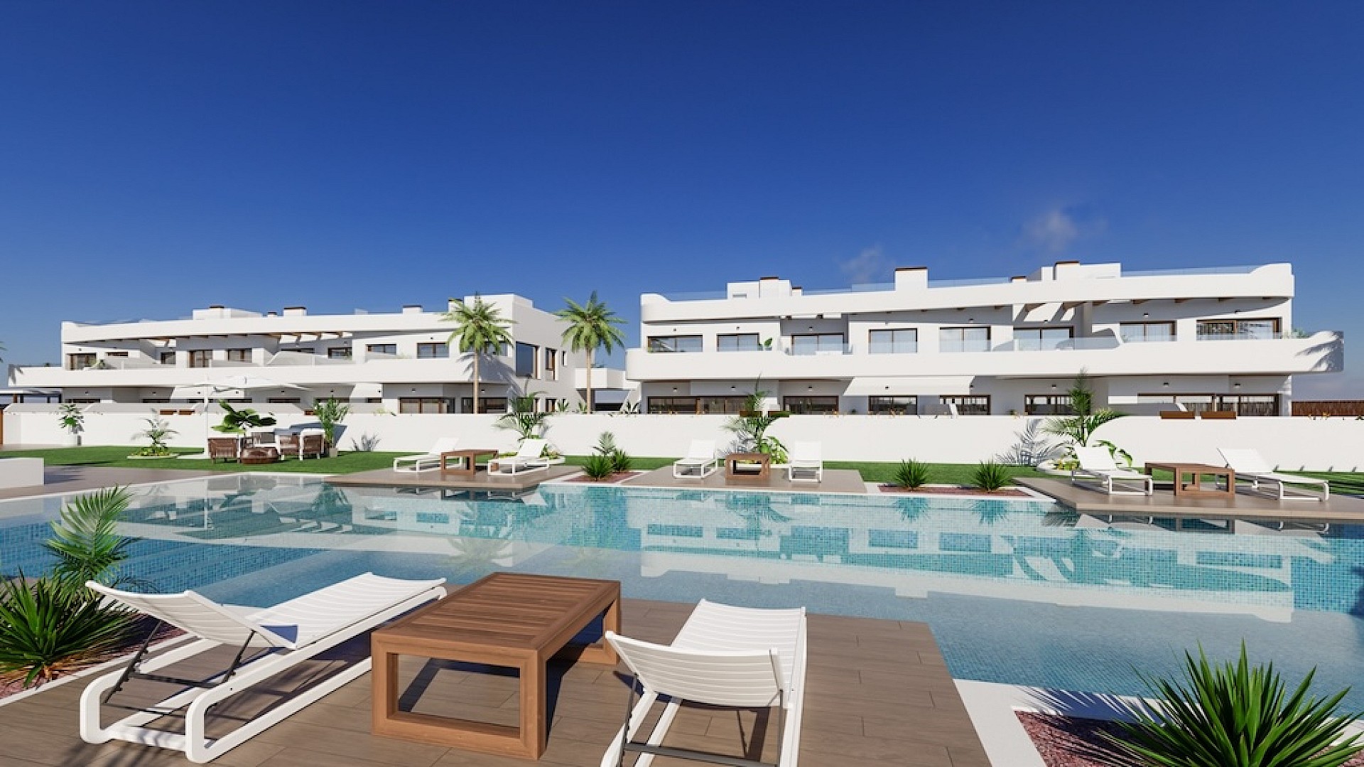 2 bedroom Apartments - solarium in Los Alcazares in Medvilla Spanje