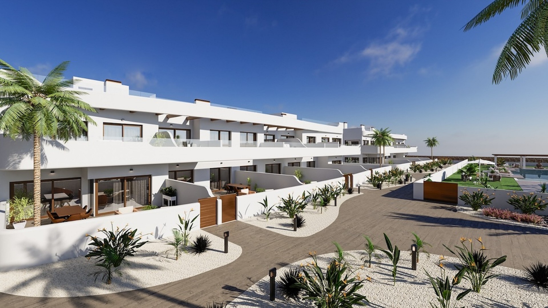 2 bedroom Apartments - solarium in Los Alcazares - New build in Medvilla Spanje