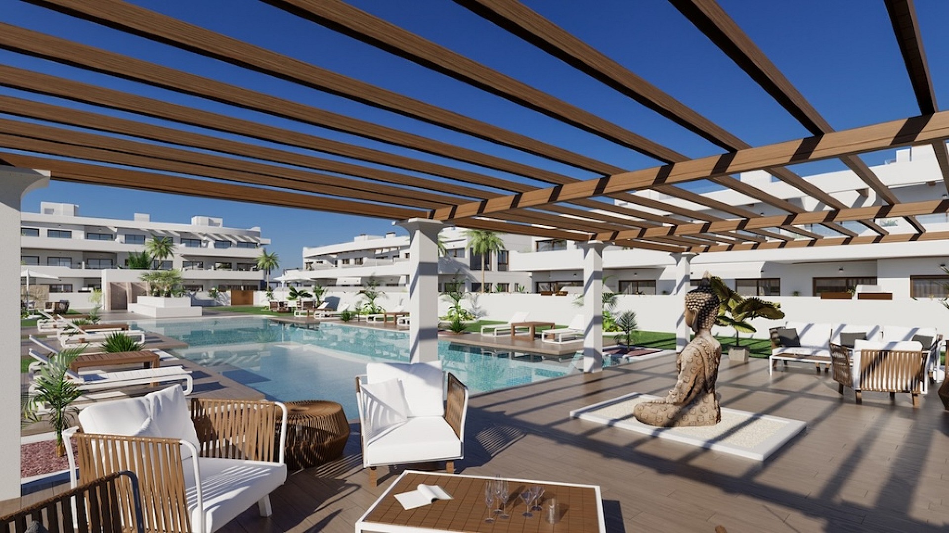 2 bedroom Apartments - solarium in Los Alcazares - New build in Medvilla Spanje