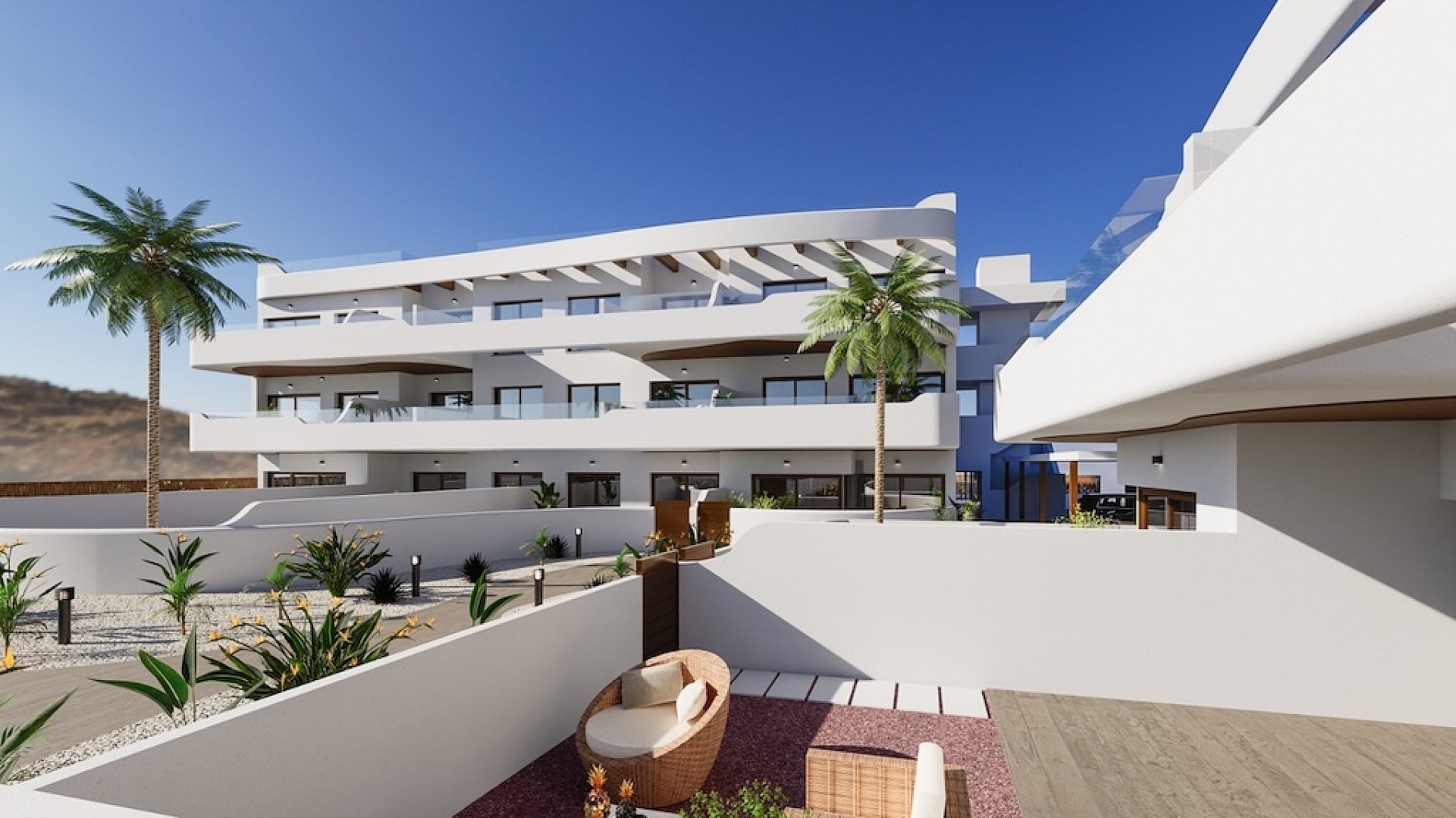 2 bedroom Apartments - solarium in Los Alcazares - New build in Medvilla Spanje