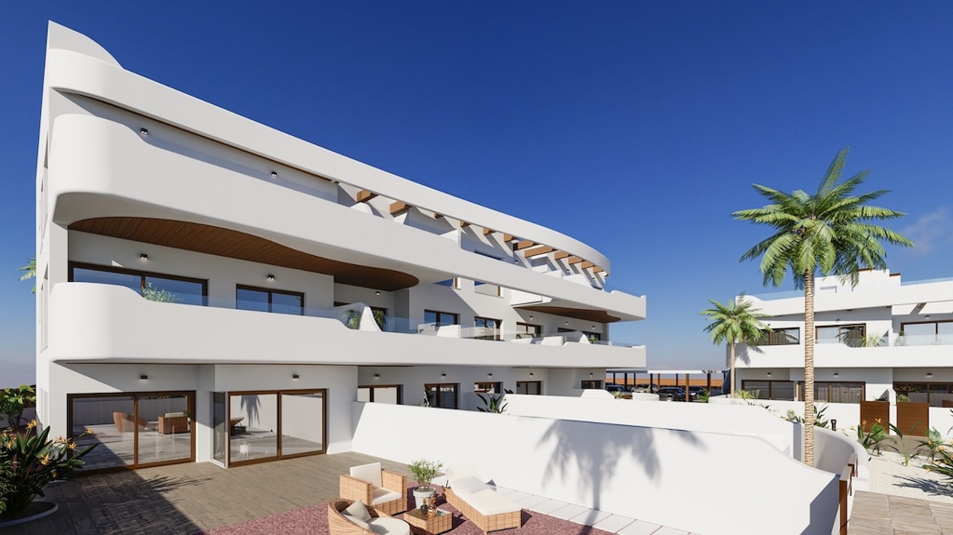 2 bedroom Apartments - solarium in Los Alcazares in Medvilla Spanje